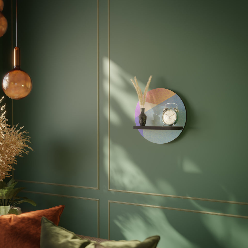 BRIGHT GEOMETRY Decorative Art Shelf