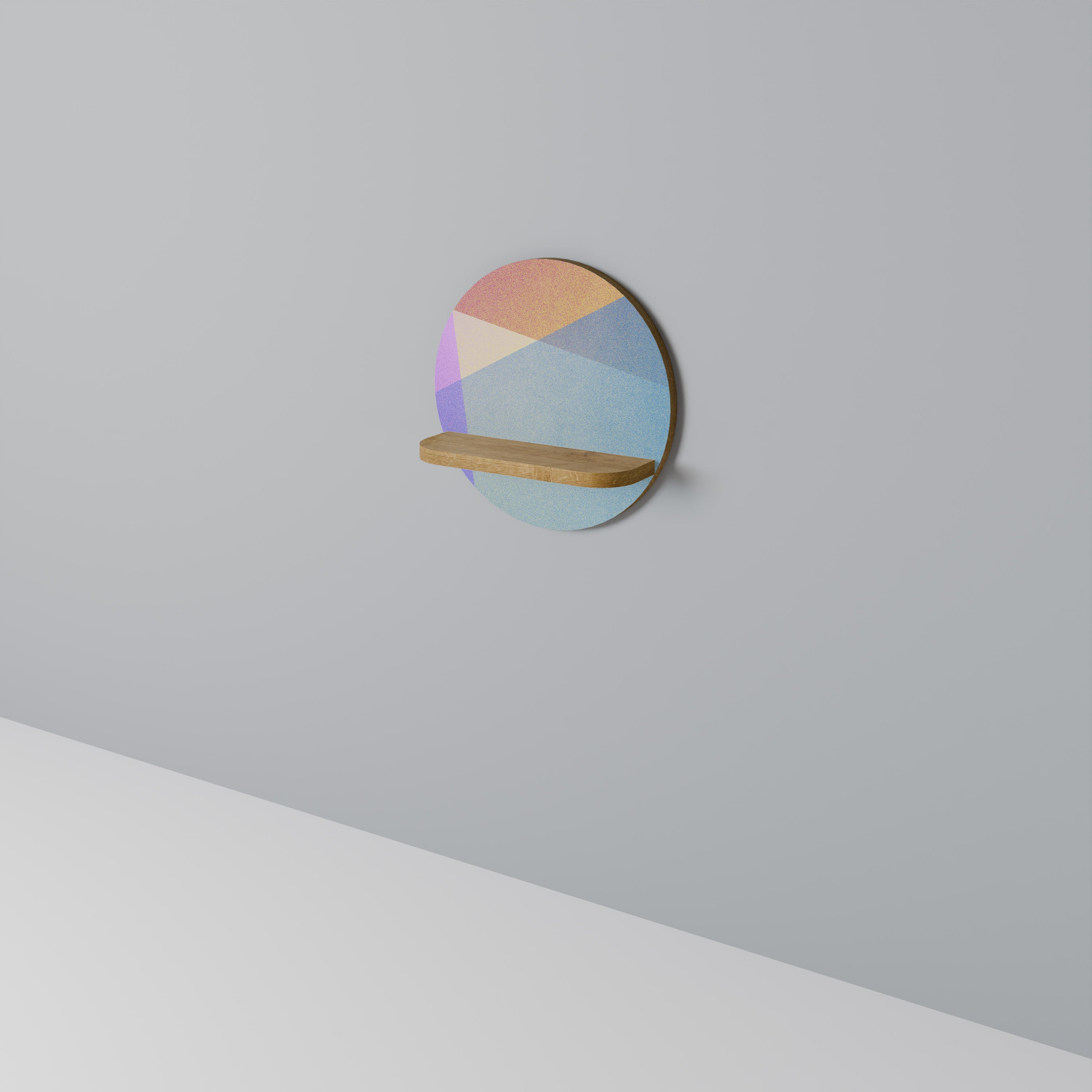 BRIGHT GEOMETRY Art Shelf