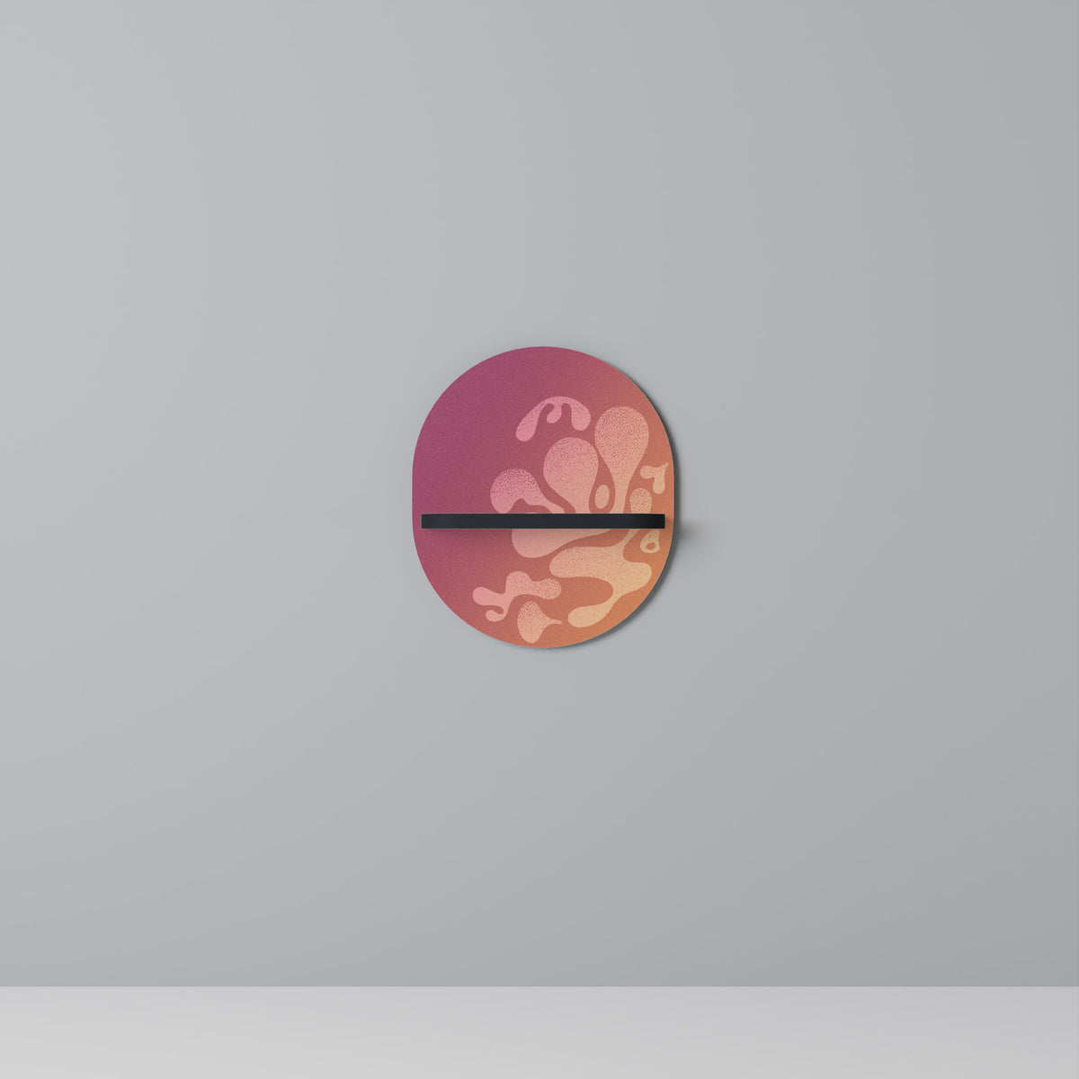 IRREGULAR PINK Dekoratives Wandregal