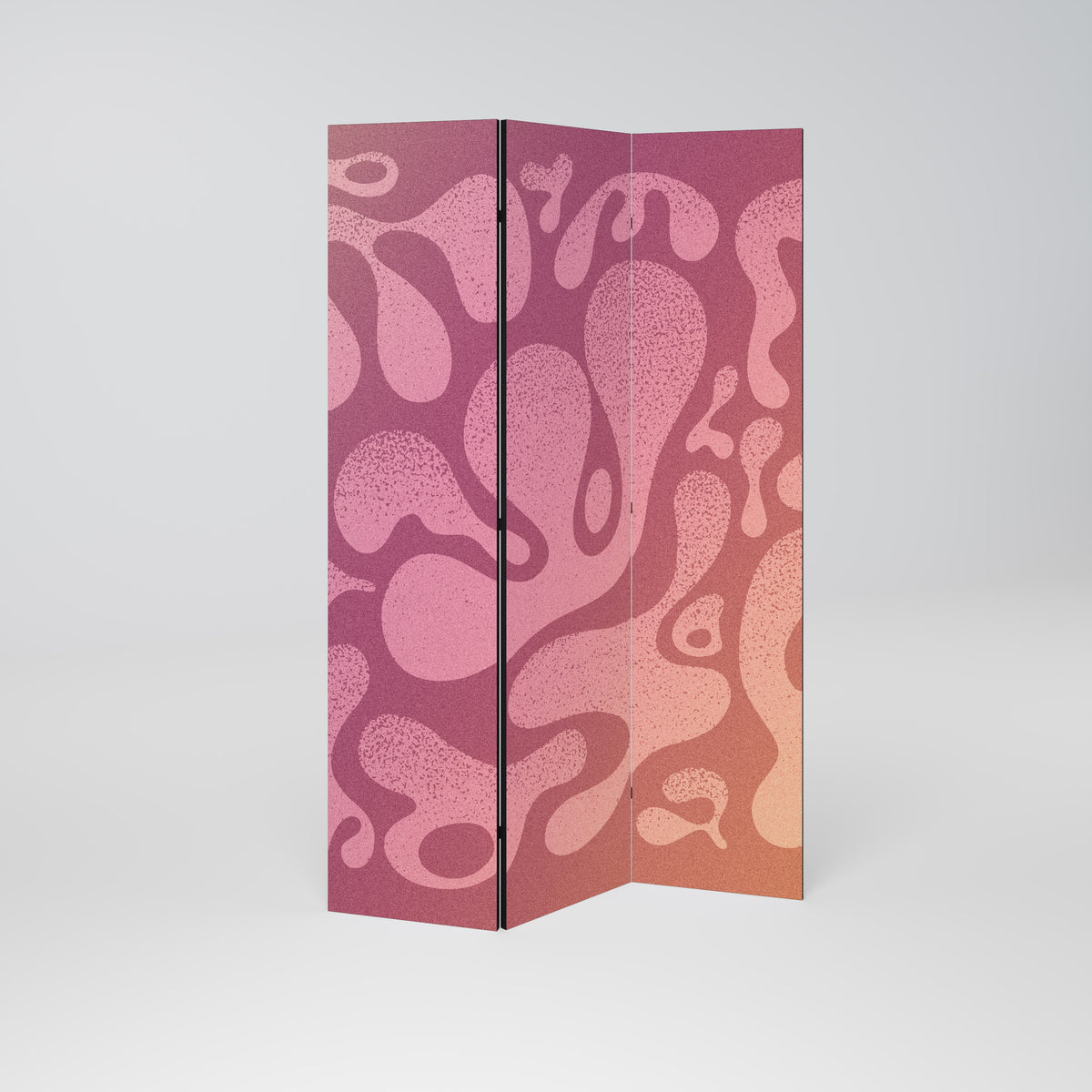 IRREGULAR PINK 3-teiliger Paravent
