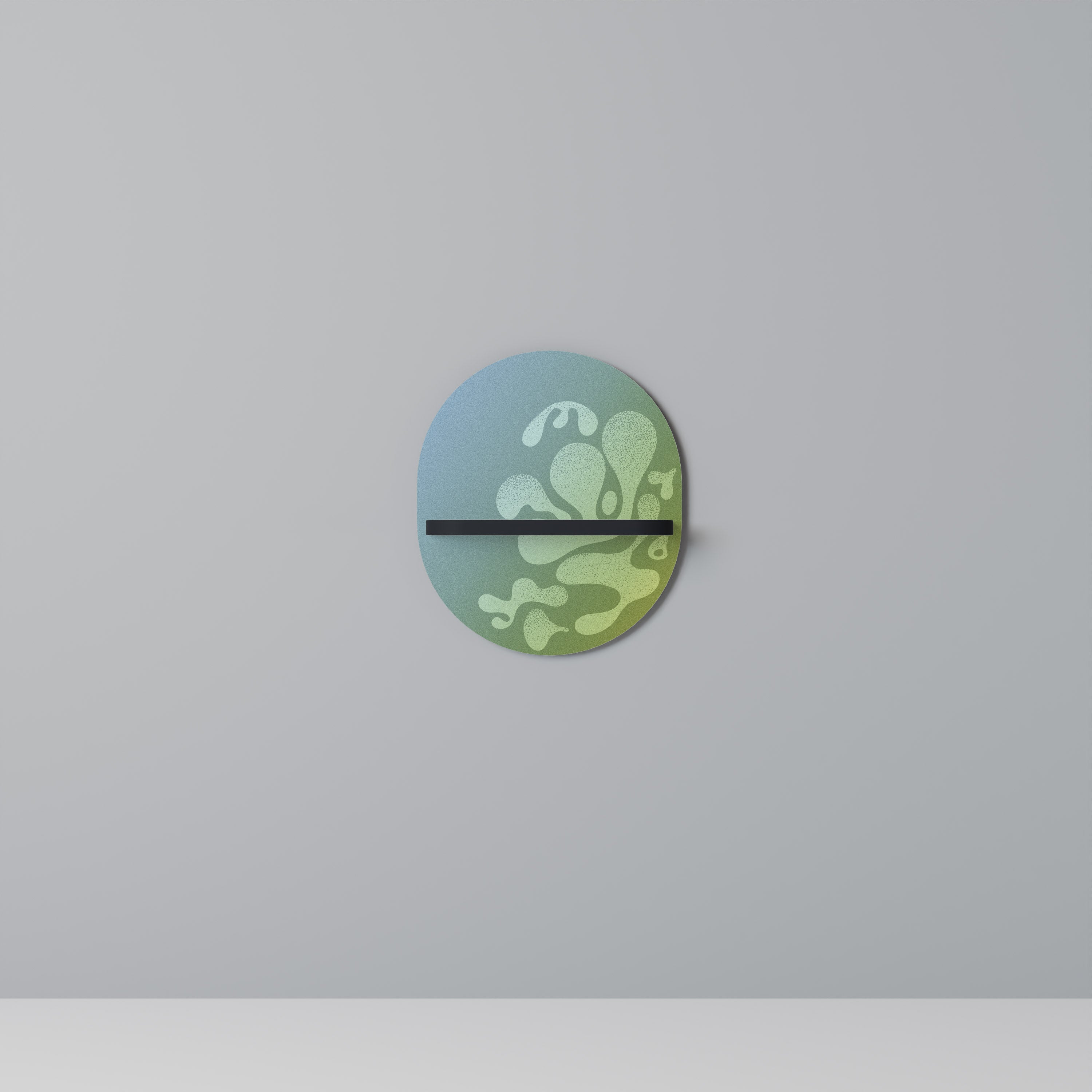 IRREGULAR BLUE Decorative Art Shelf