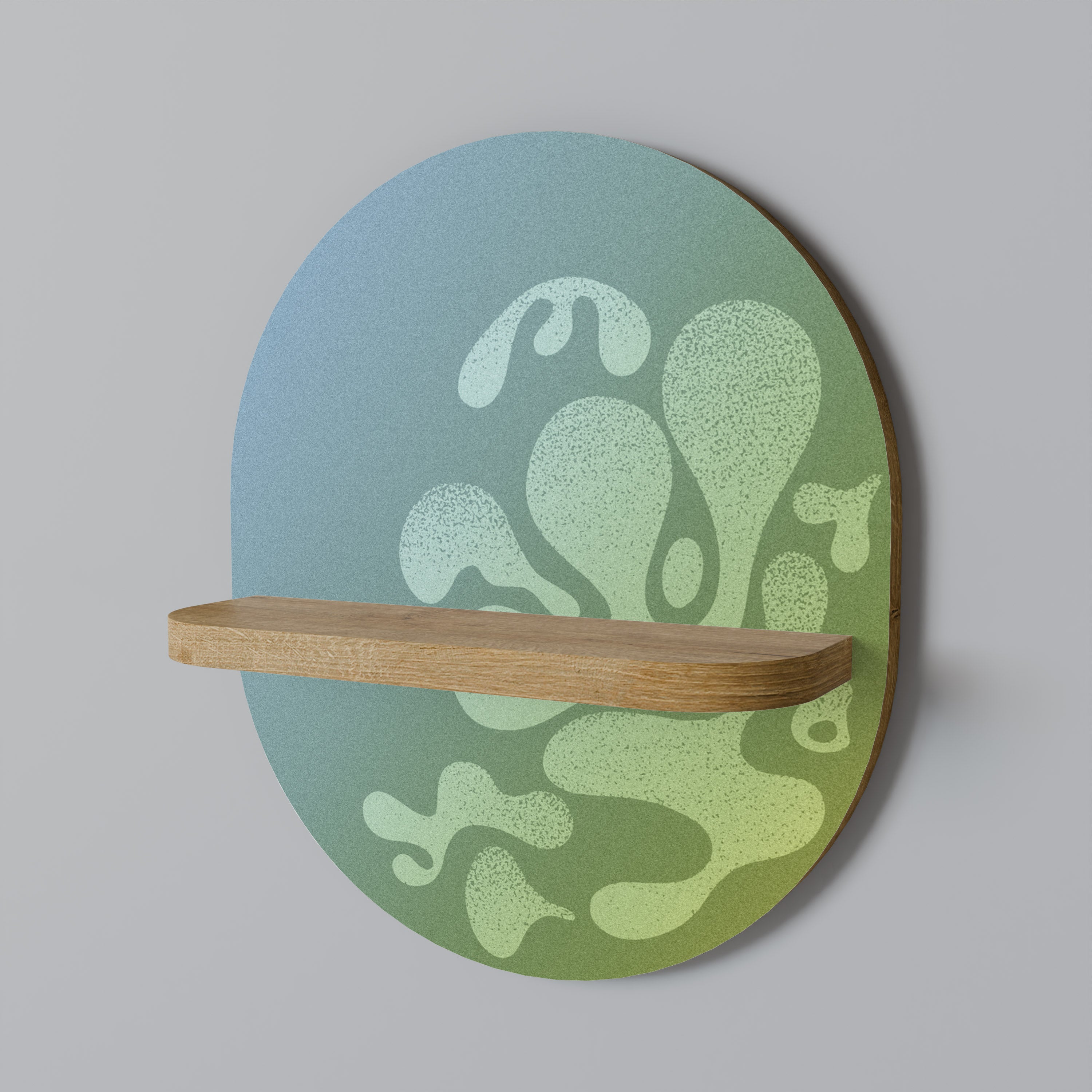 IRREGULAR BLUE Decorative Art Shelf