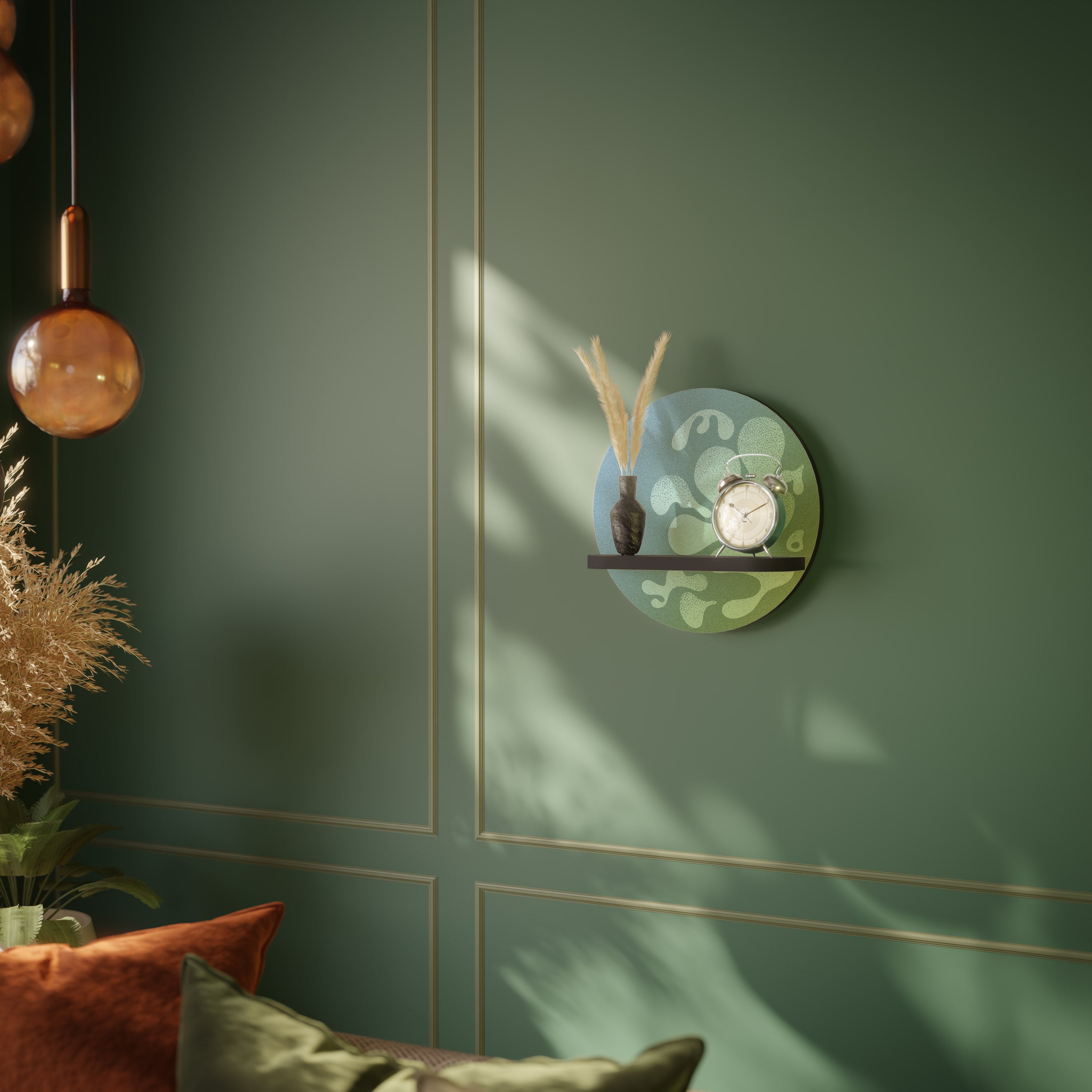 IRREGULAR BLUE Decorative Art Shelf