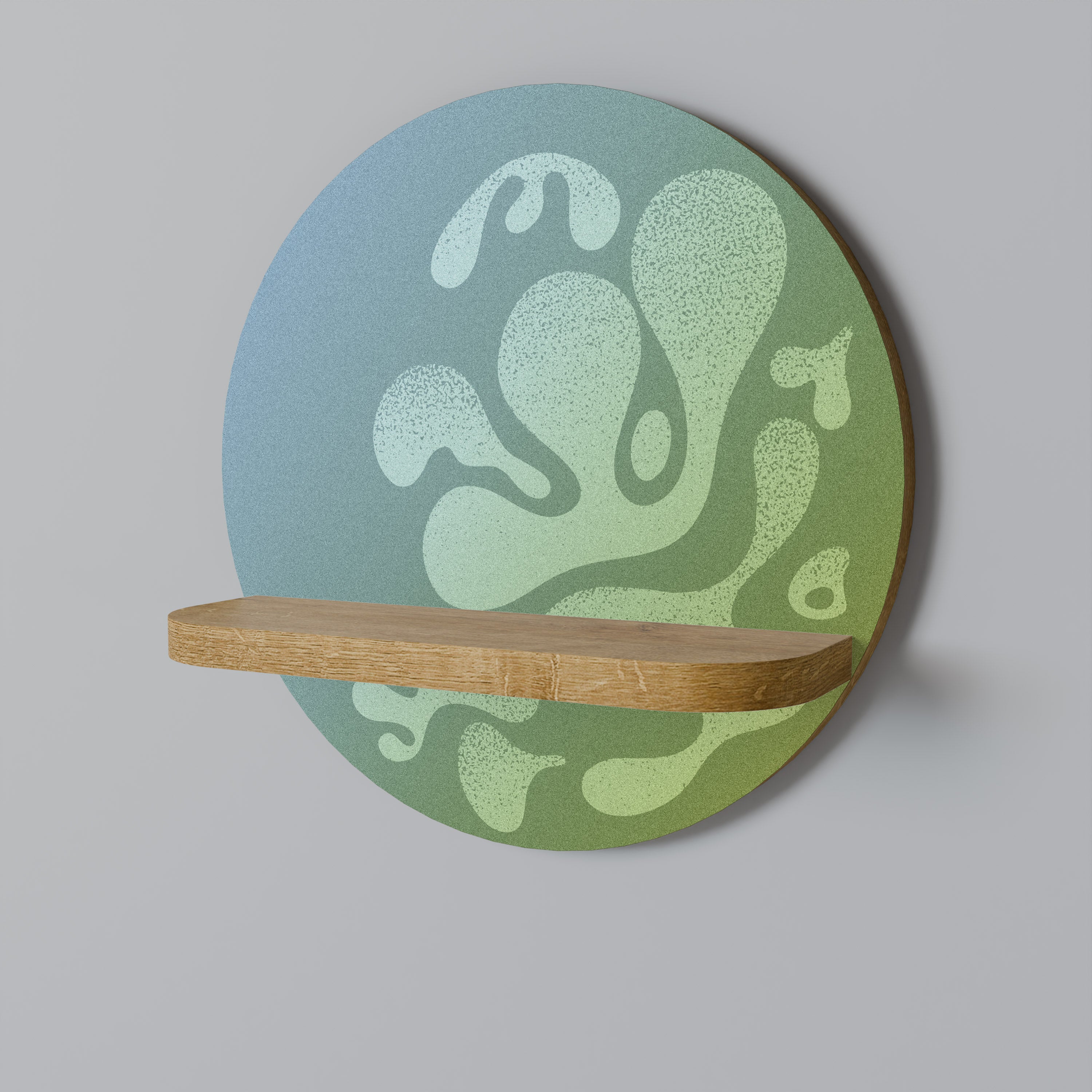 IRREGULAR BLUE Decorative Art Shelf