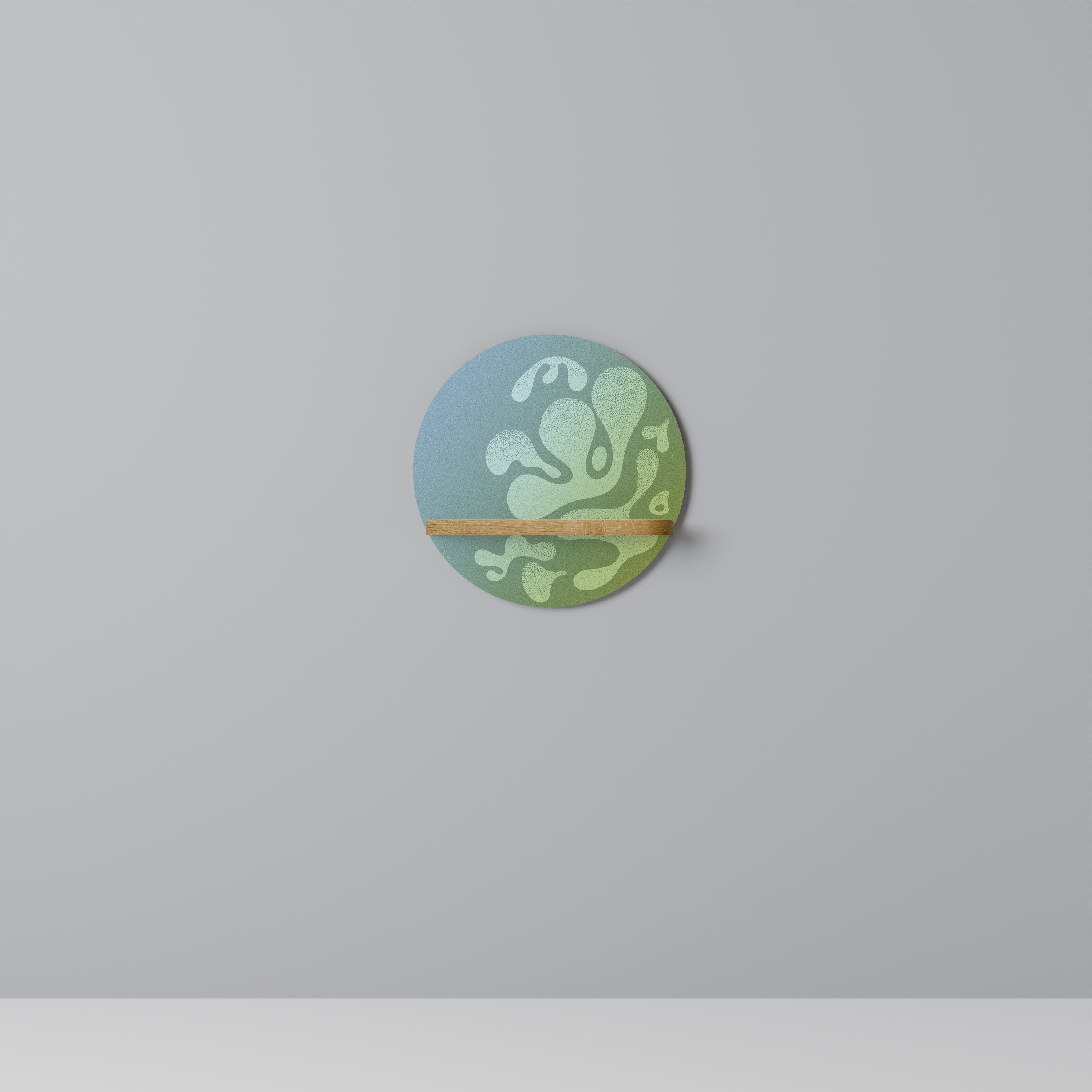 IRREGULAR BLUE Decorative Art Shelf