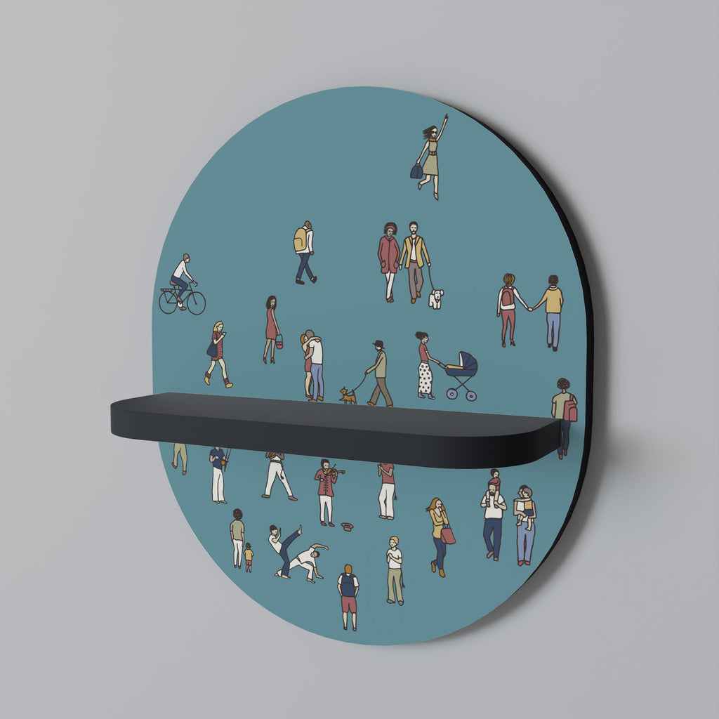 COLLECTIVE STREAM Decorative Art Shelf