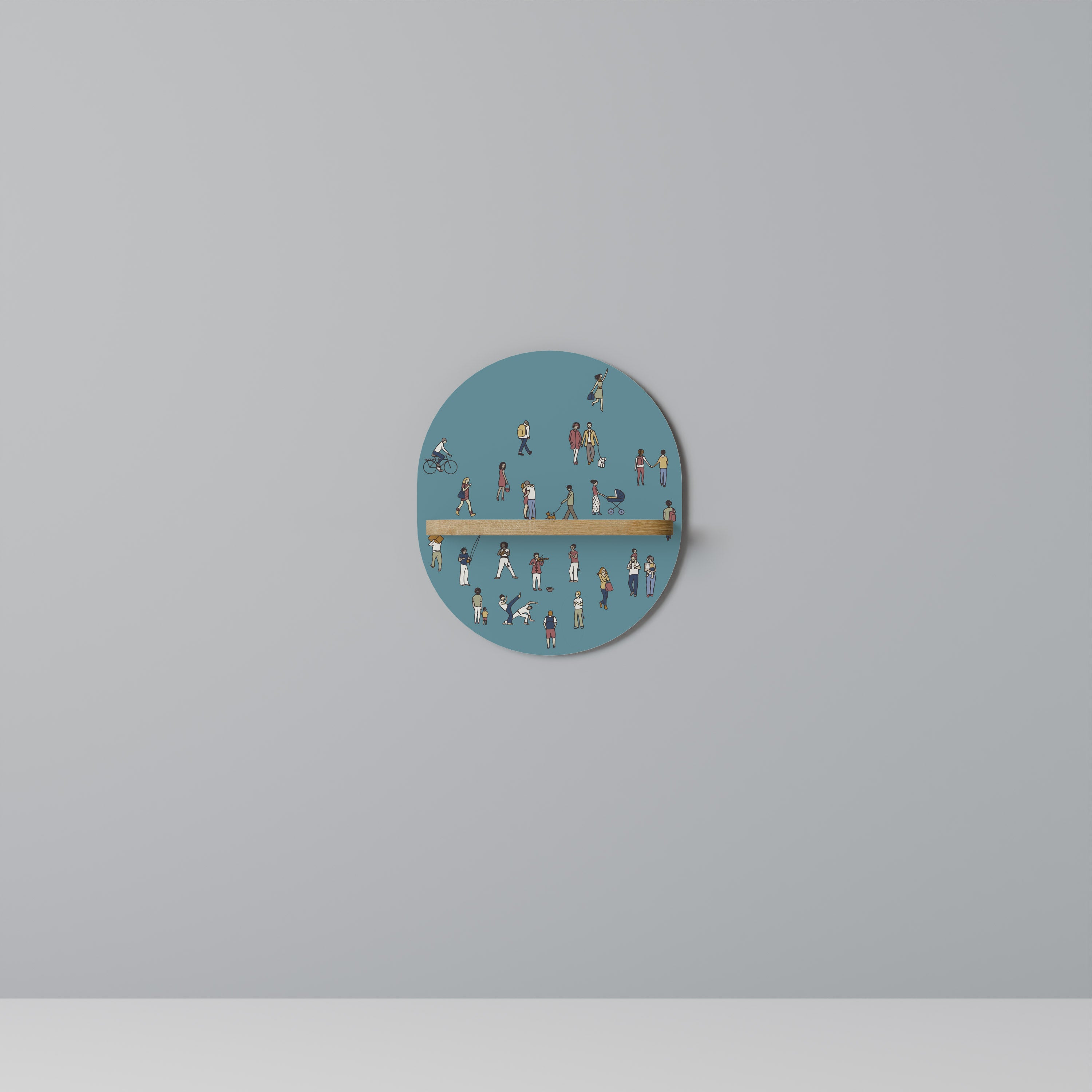 COLLECTIVE STREAM Decorative Art Shelf