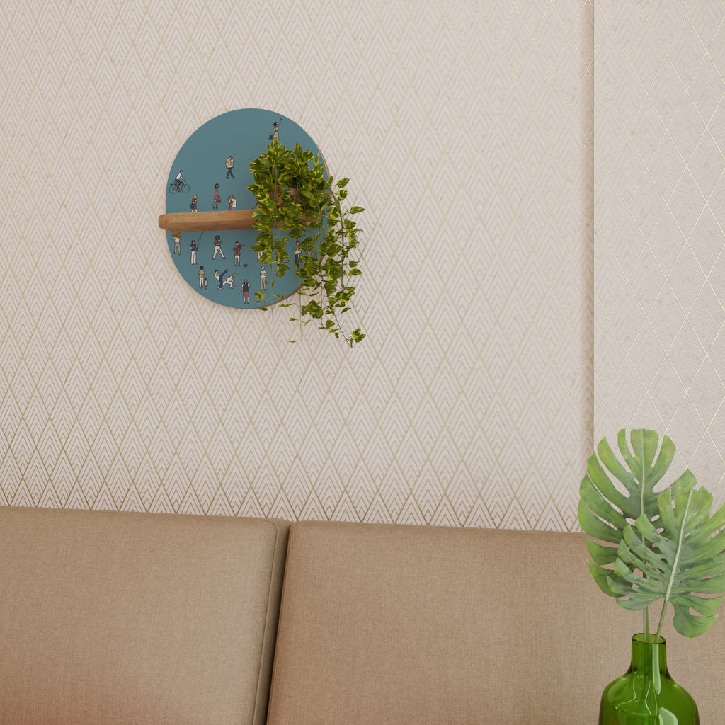 COLLECTIVE STREAM Decorative Art Shelf