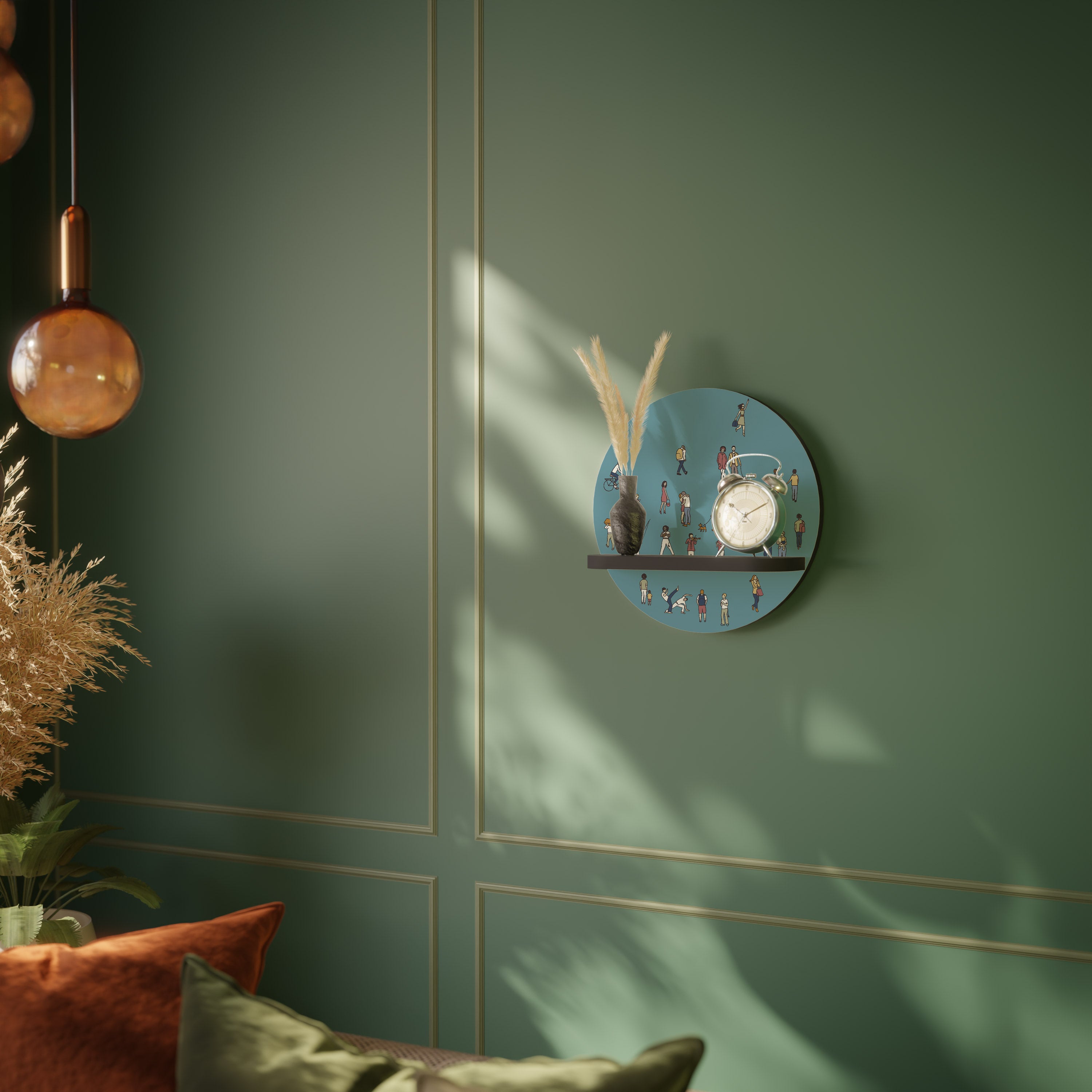 COLLECTIVE STREAM Decorative Art Shelf