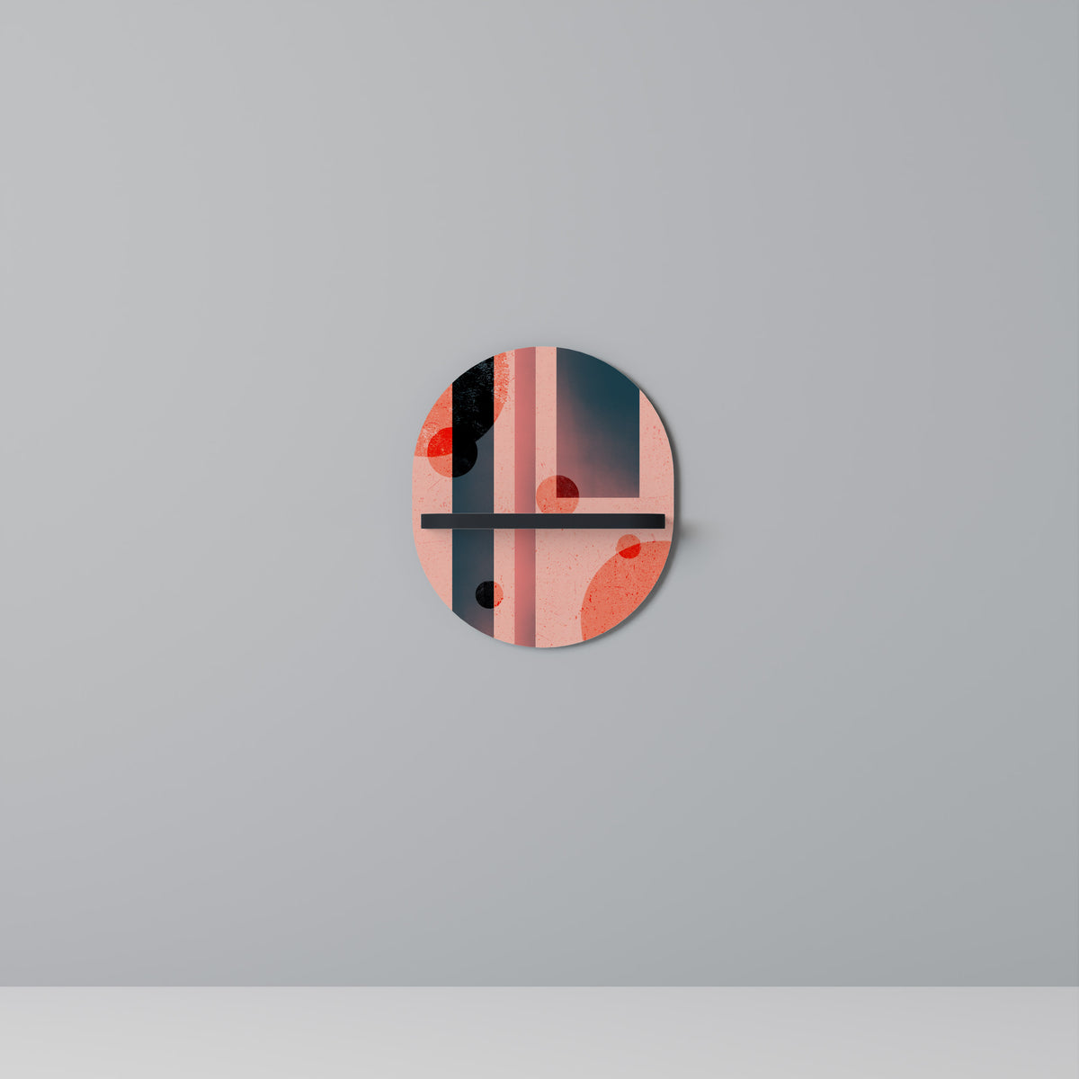 BLUSHED SPECTRUM Dekoratives Wandregal