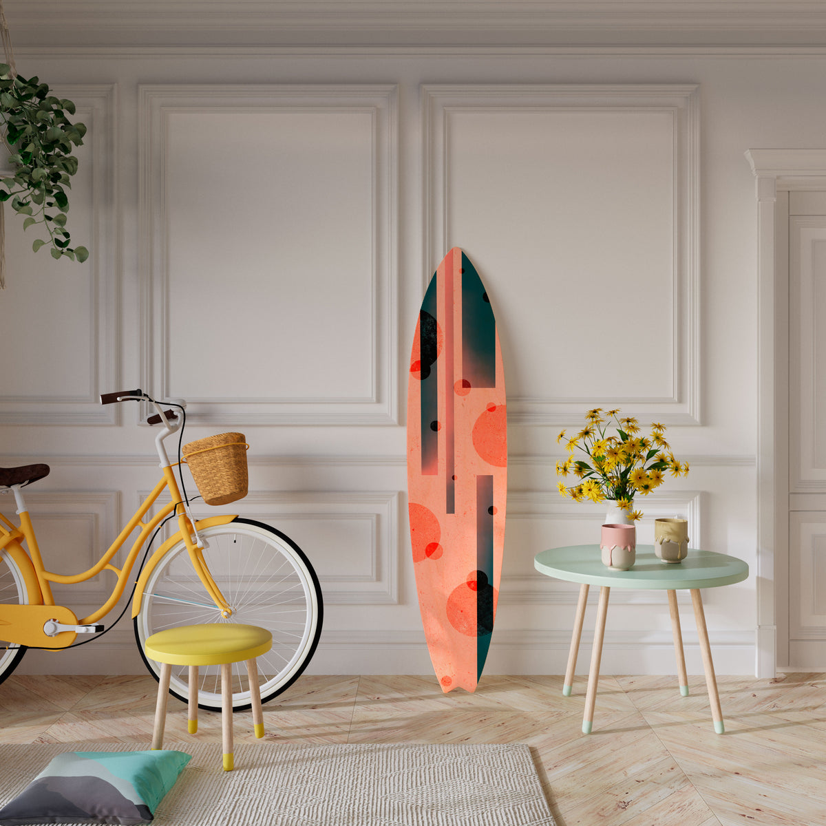 BLUSHED SPECTRUM Surfboard Decorative Panel
