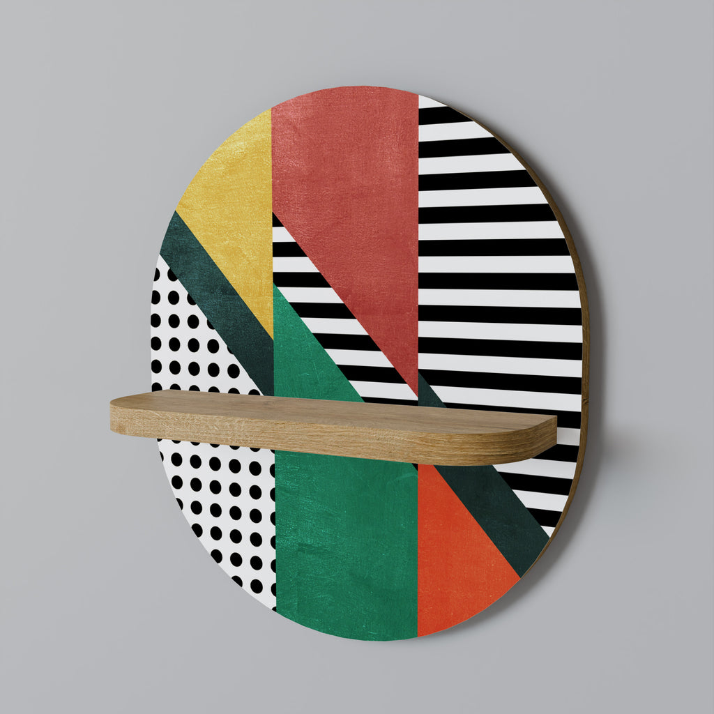 MAKESHIFT ARTISTRY Decorative Art Shelf