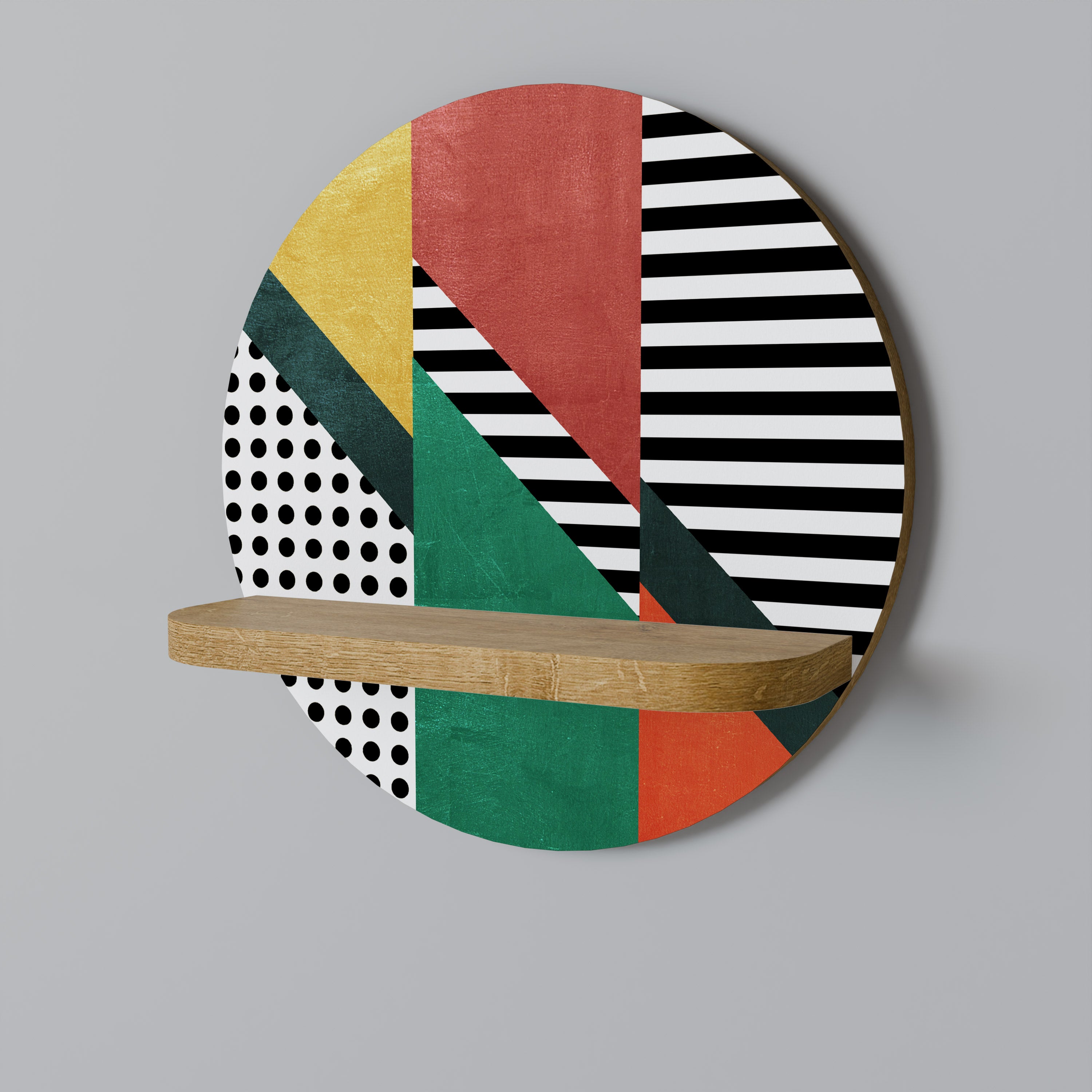 MAKESHIFT ARTISTRY Decorative Art Shelf