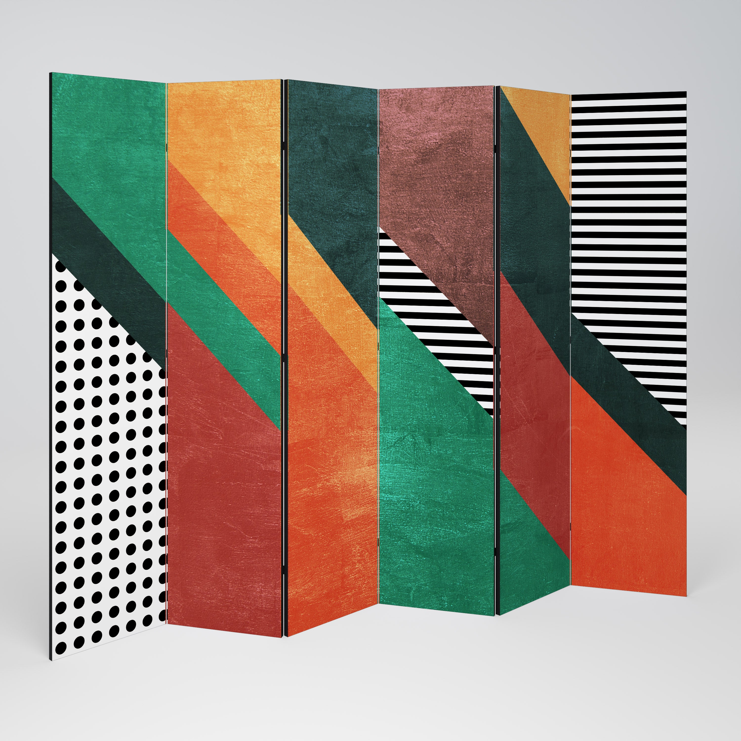 MAKESHIFT ARTISTRY Παραβάν με 6 πάνελ