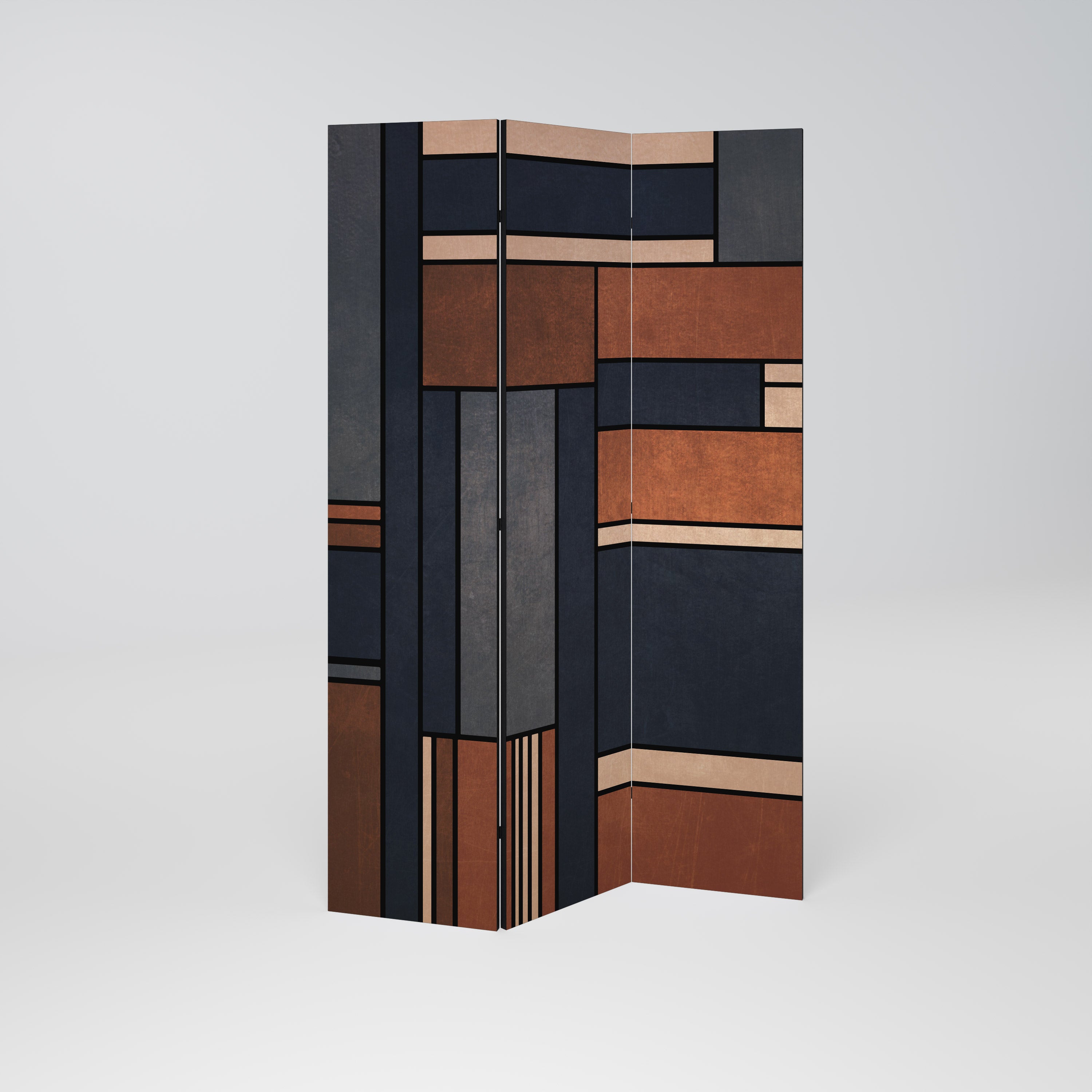 INTREPID FORMATION Dekorativ rumsavdelare – 3 paneler