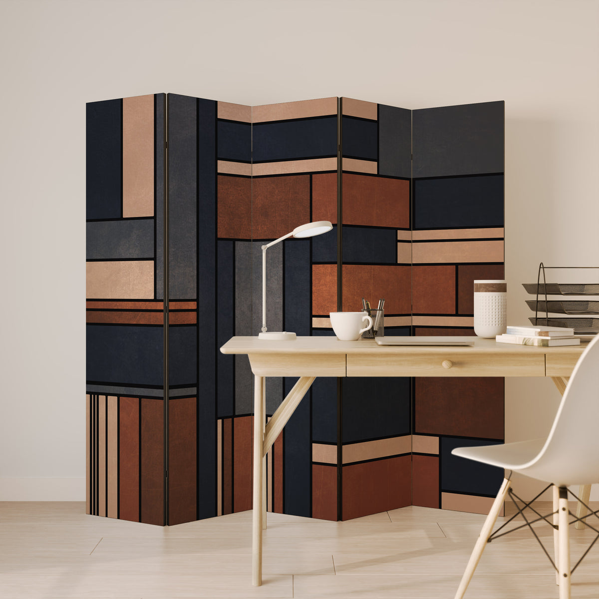 INTREPID FORMATION 5-Panel Room Divider