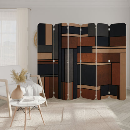 INTREPID FORMATION 6-Panel Plywood Room Divider