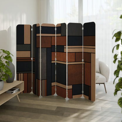 INTREPID FORMATION 6-Panel Plywood Room Divider