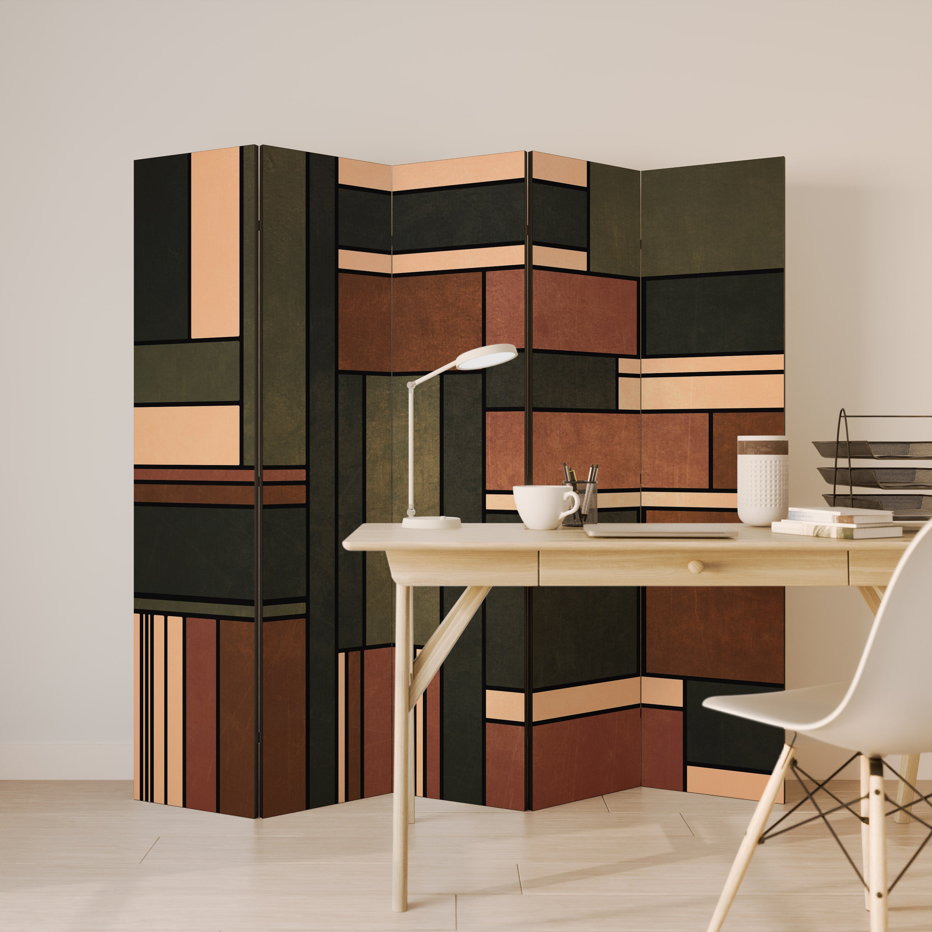 FIGURES OF NATURE Παραβάν με 5 πάνελ