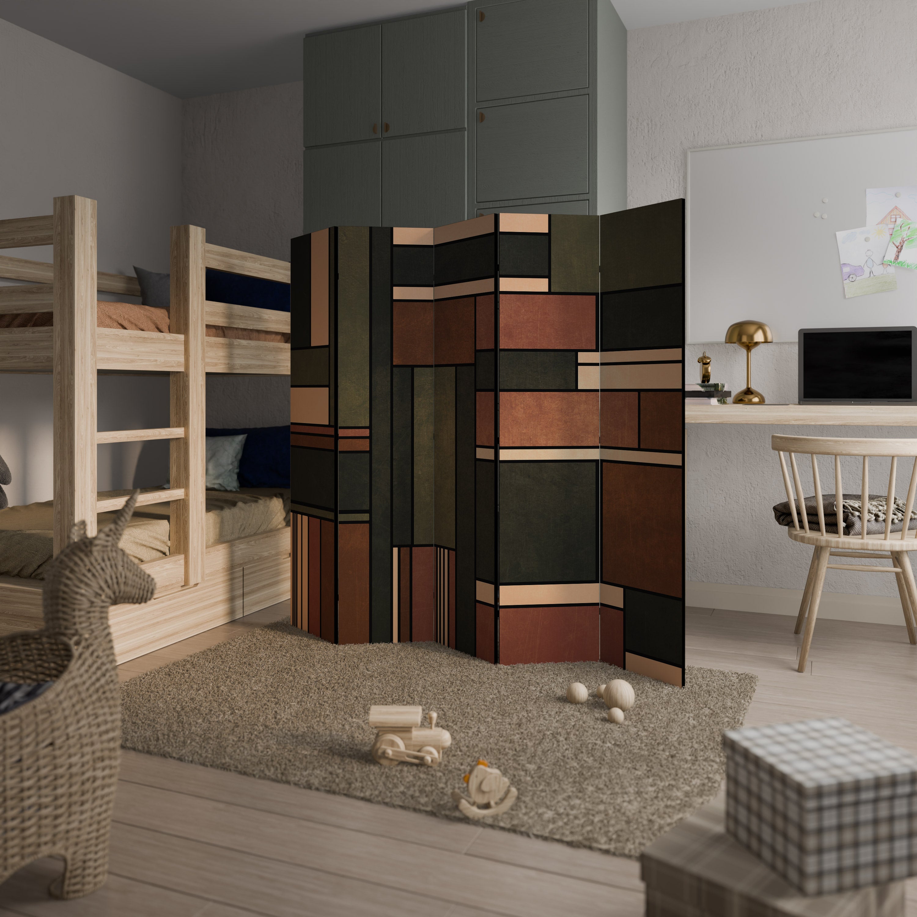 FIGURES OF NATURE Παραβάν με 5 πάνελ