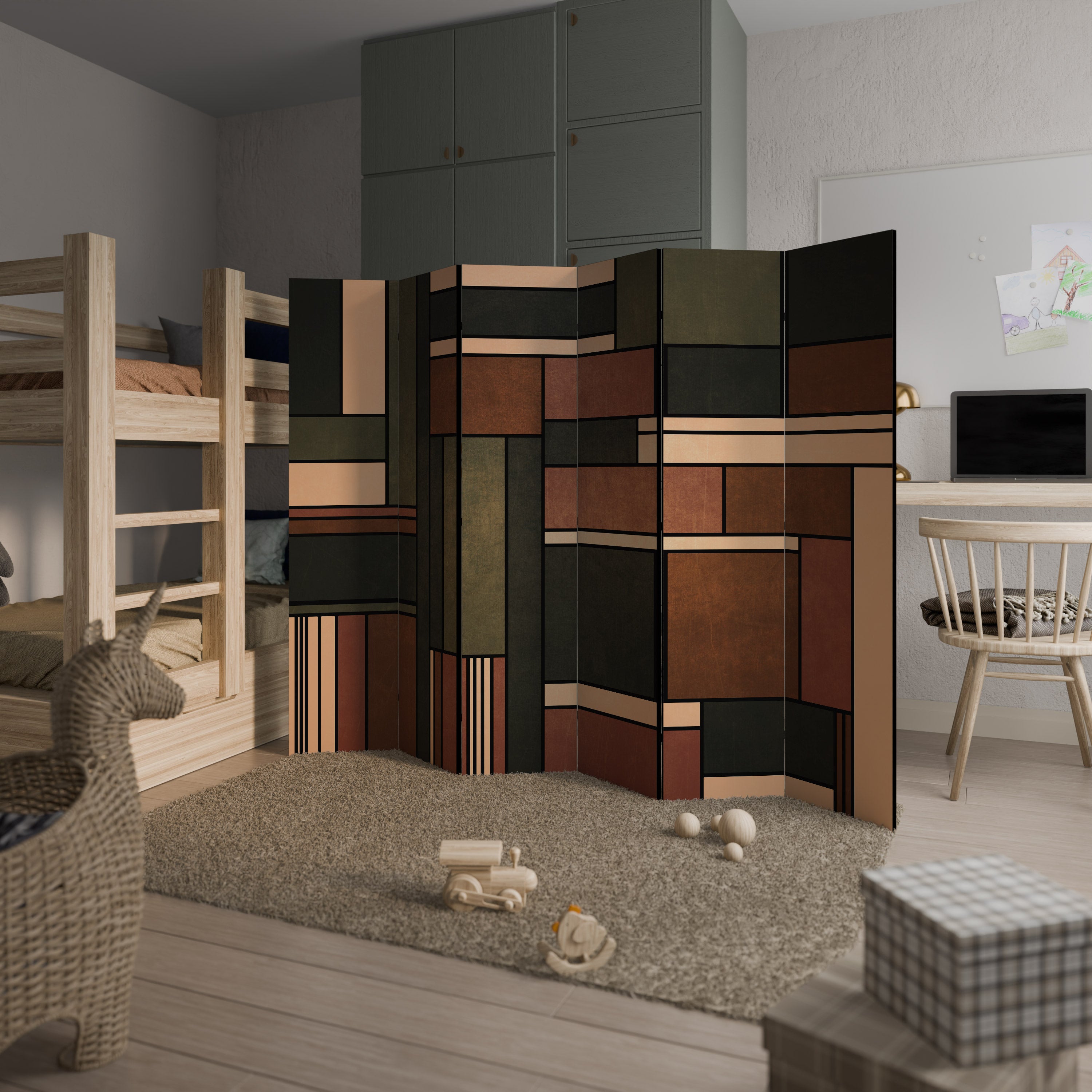 FIGURES OF NATURE Παραβάν με 6 πάνελ