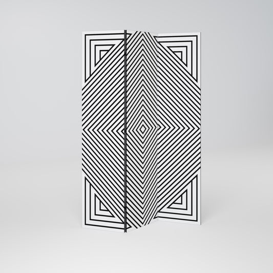 POLYGON ILLUSION Παραβάν με 3 πάνελ