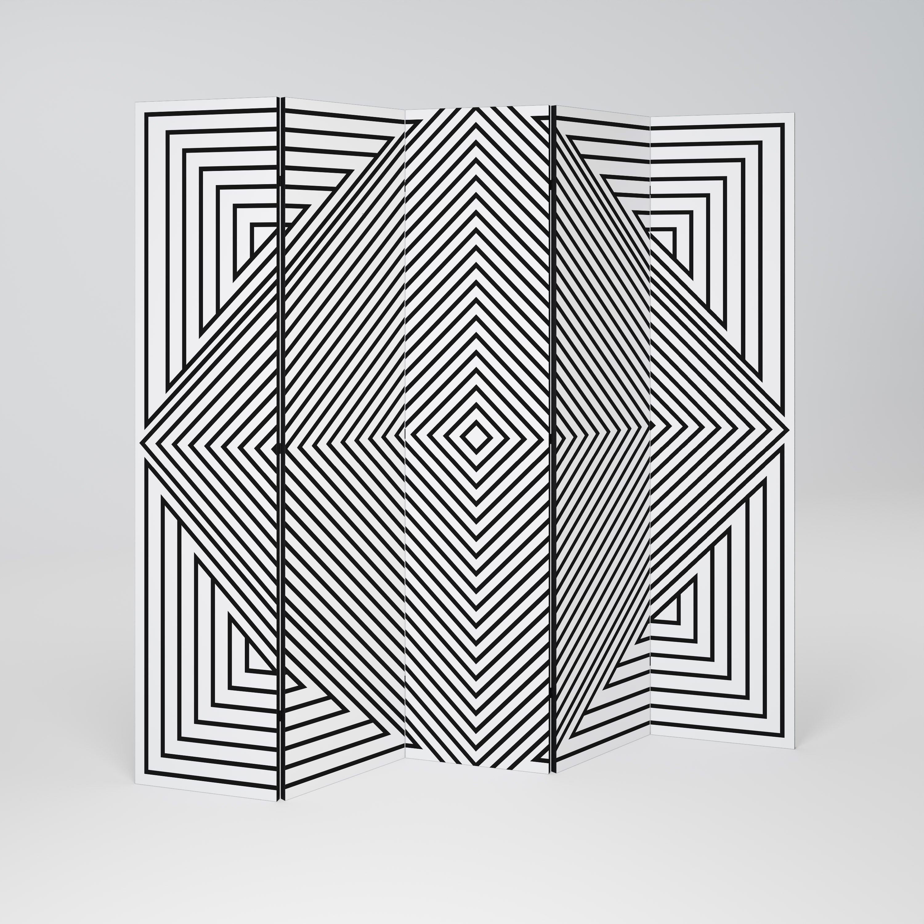 POLYGON ILLUSION Παραβάν με 5 πάνελ