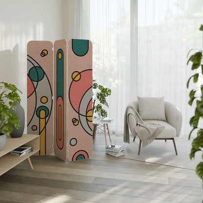 GOSSAMER ECHOES 3-Panel Plywood Room Divider