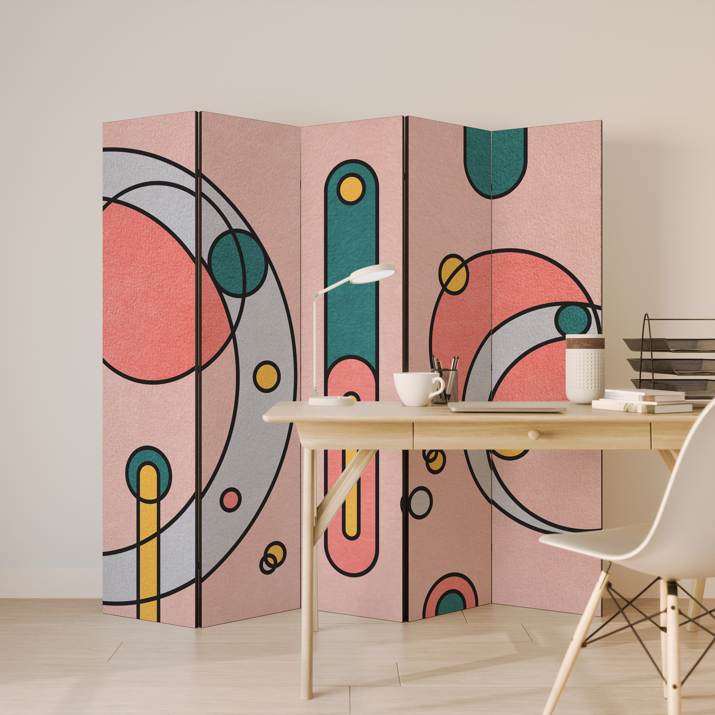 GOSSAMER ECHOES Παραβάν με 5 πάνελ