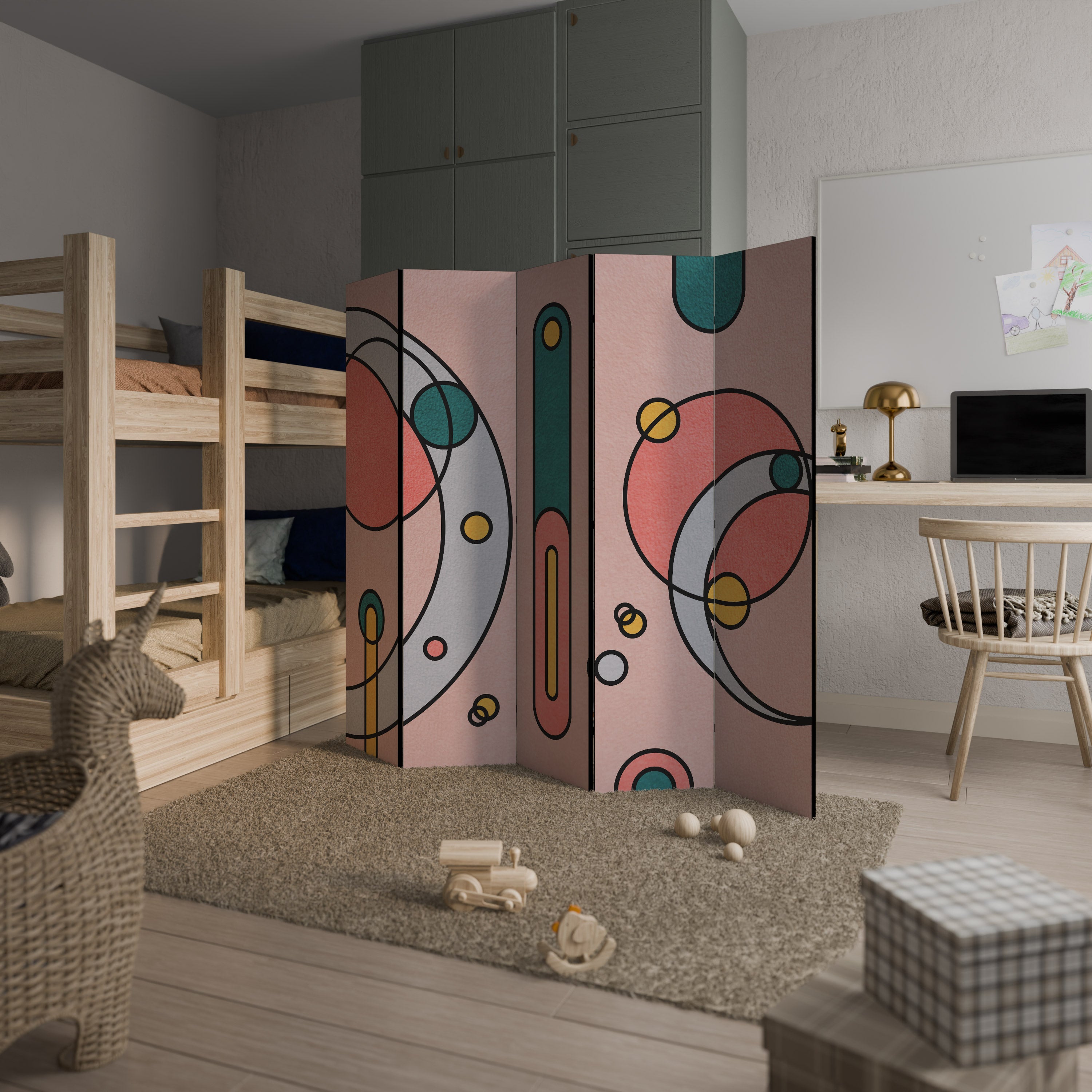 GOSSAMER ECHOES Παραβάν με 5 πάνελ