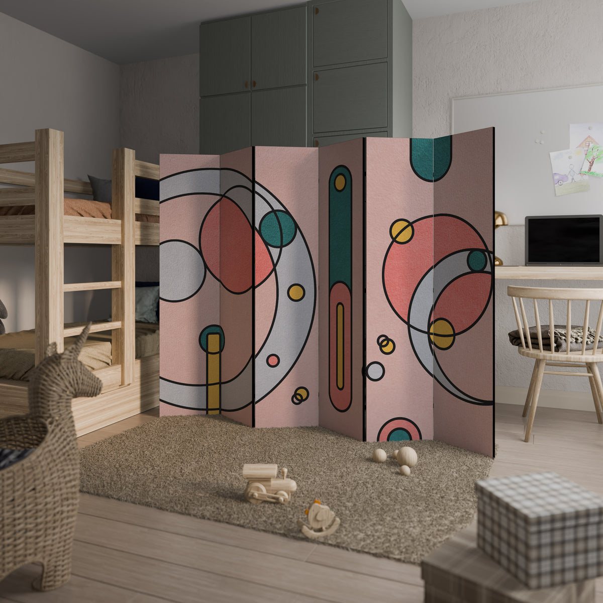 GOSSAMER ECHOES 6-Panel Room Divider