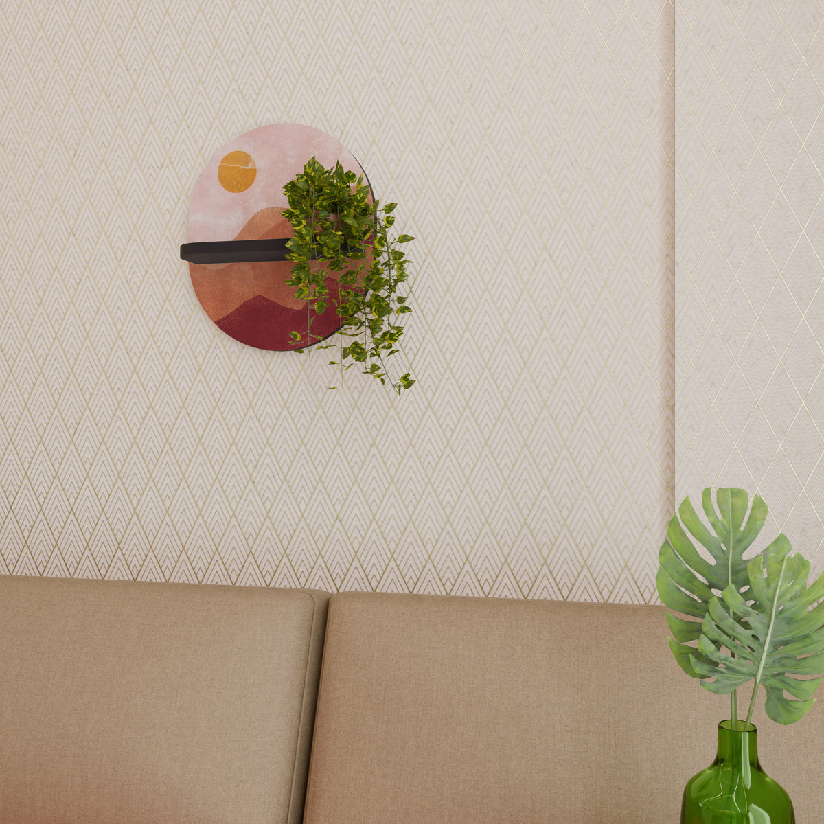 LUMINOUS SUNLIGHT Dekoratives Wandregal