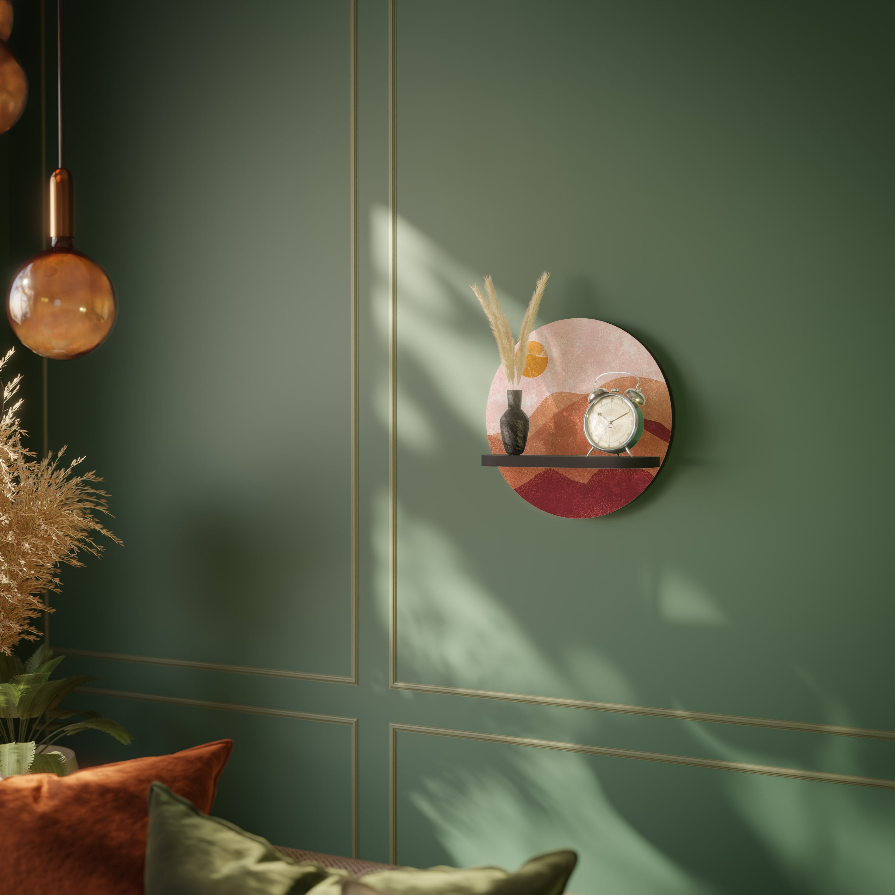 LUMINOUS SUNLIGHT Decorative Art Shelf