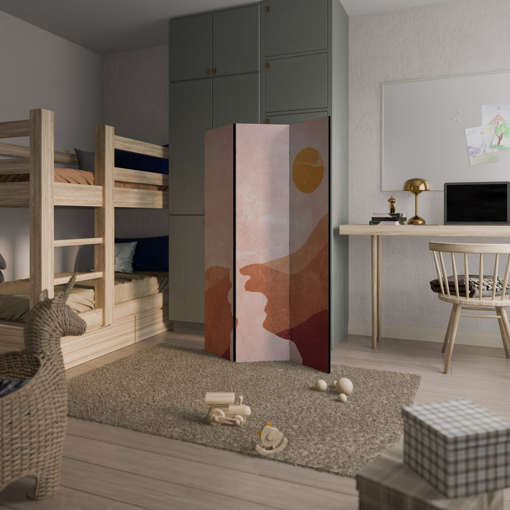 LUMINOUS SUNLIGHT Dekorativ rumsavdelare – 3 paneler