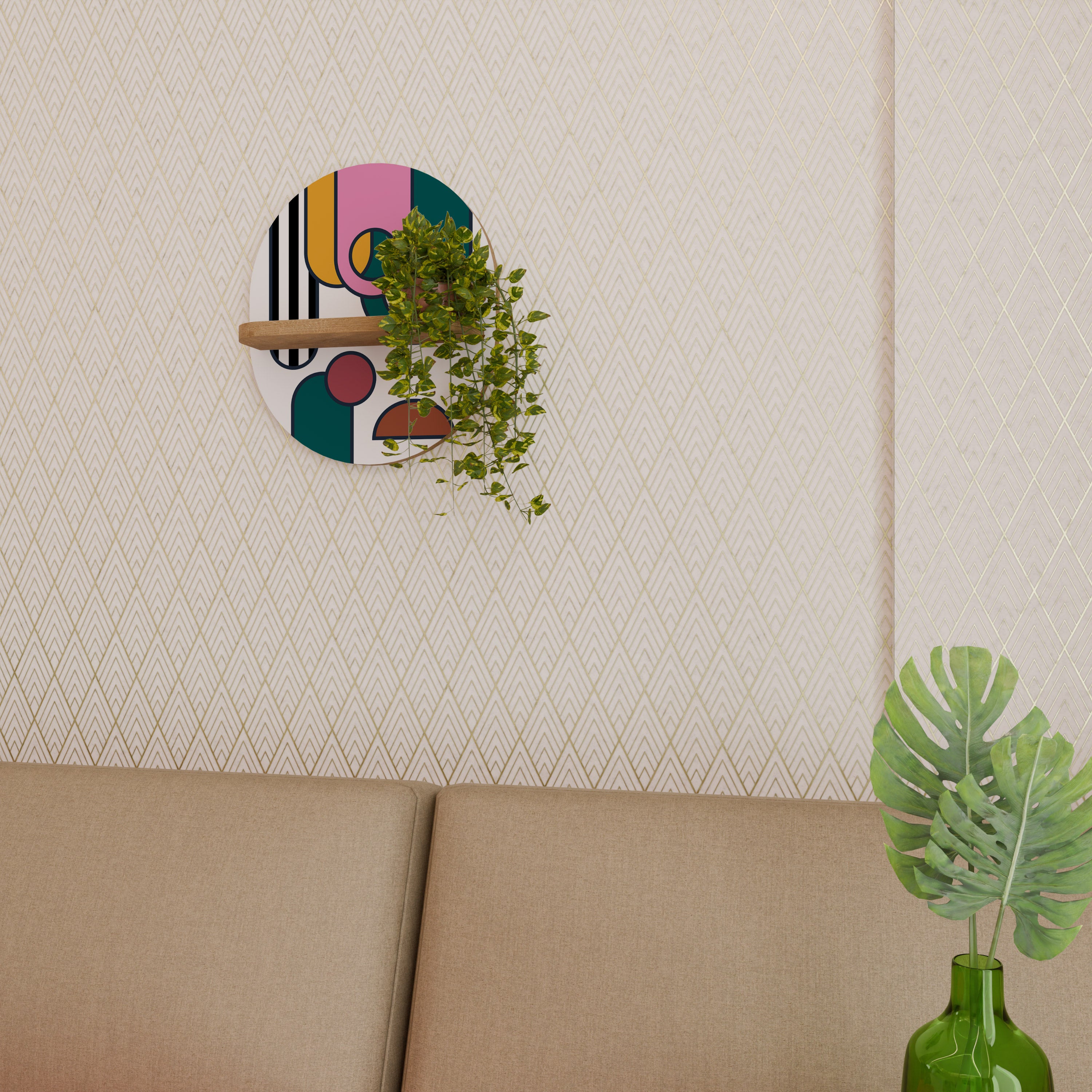 COOL STORY Decorative Art Shelf