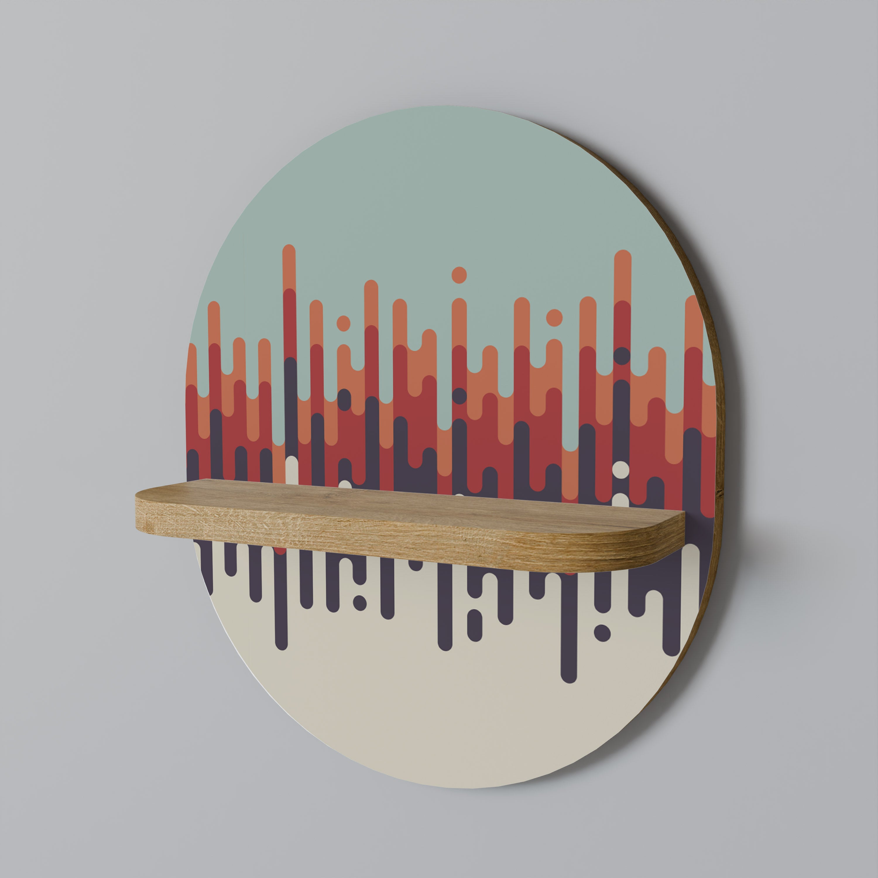 CHROMA CONTOURS Decorative Art Shelf