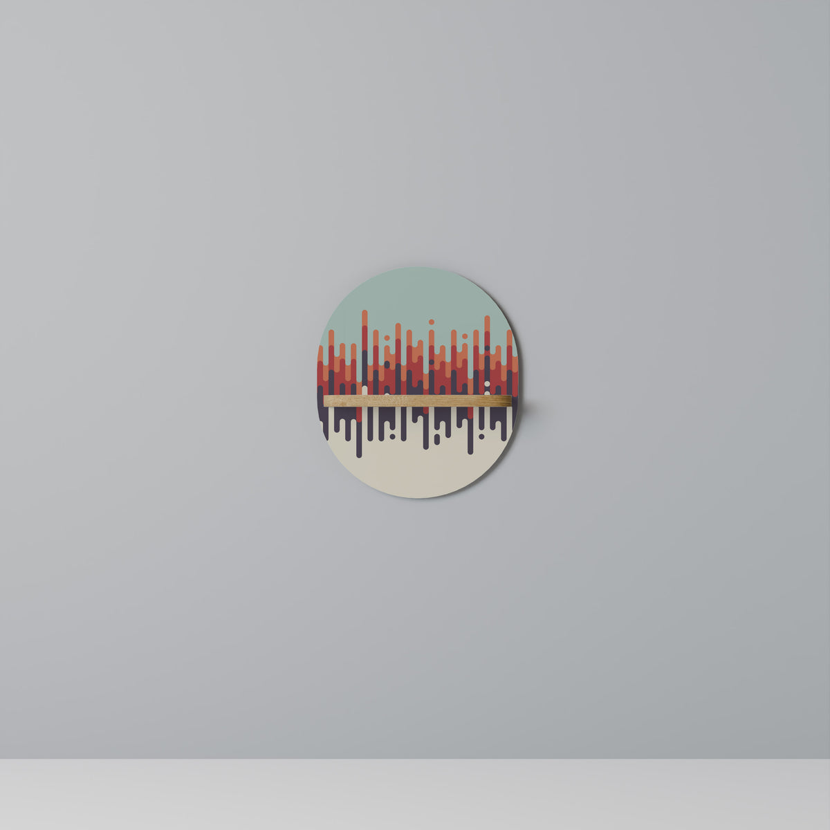 CHROMA CONTOURS Dekoratives Wandregal