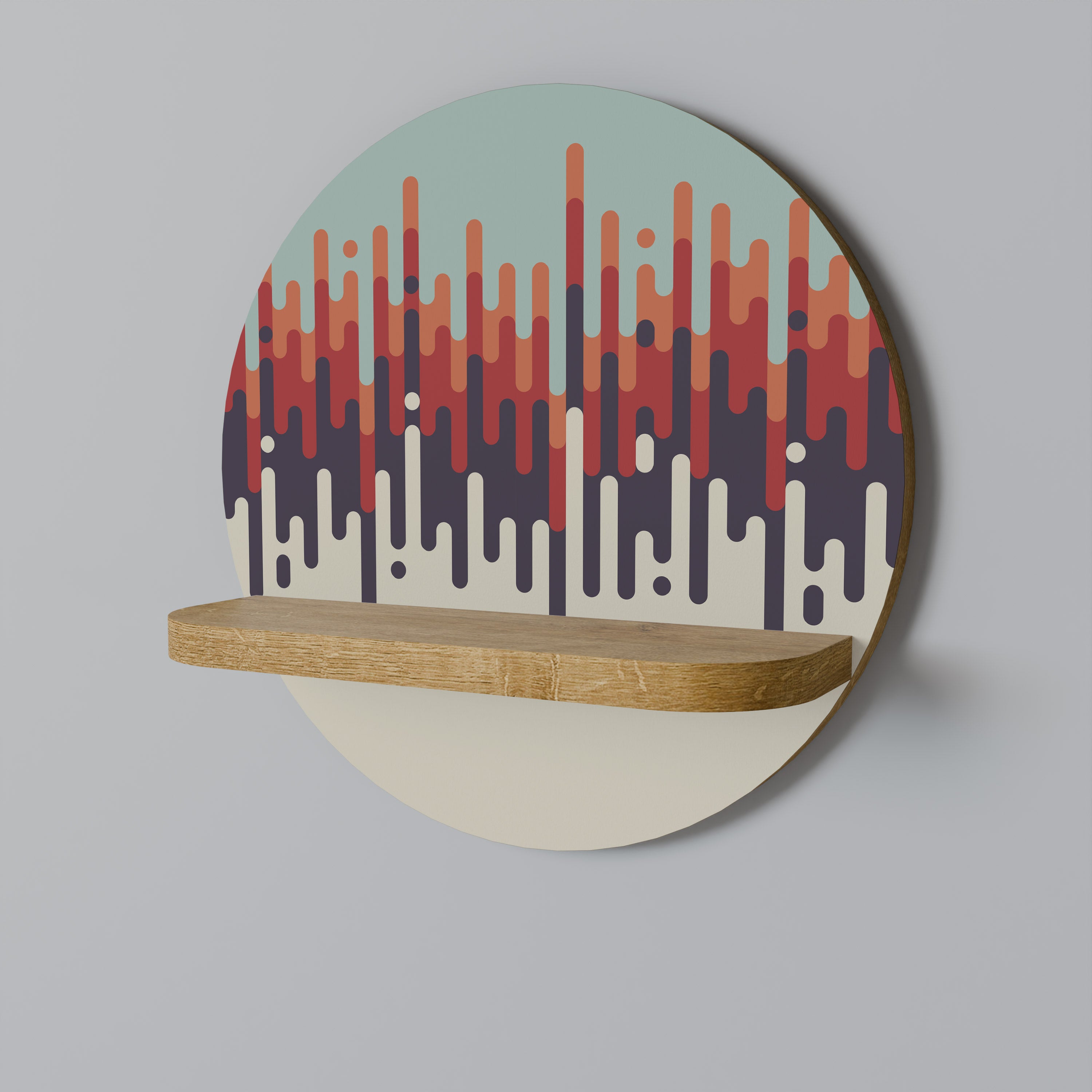 CHROMA CONTOURS Decorative Art Shelf