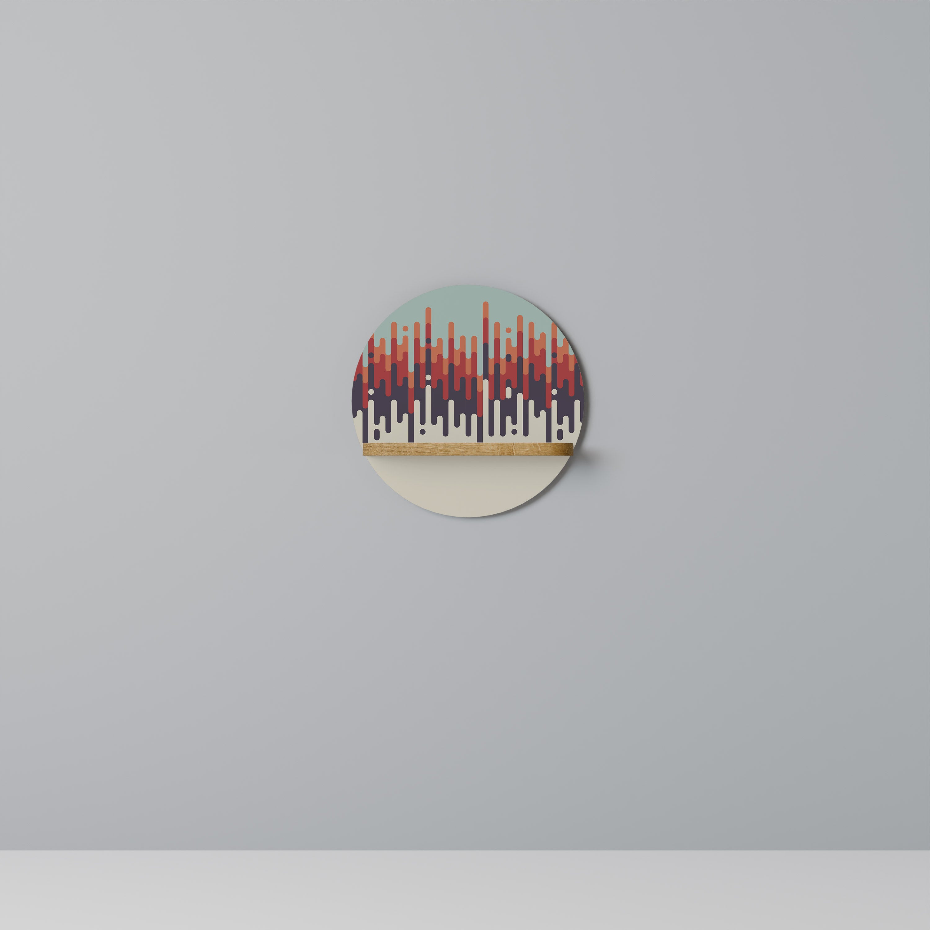 CHROMA CONTOURS Decorative Art Shelf