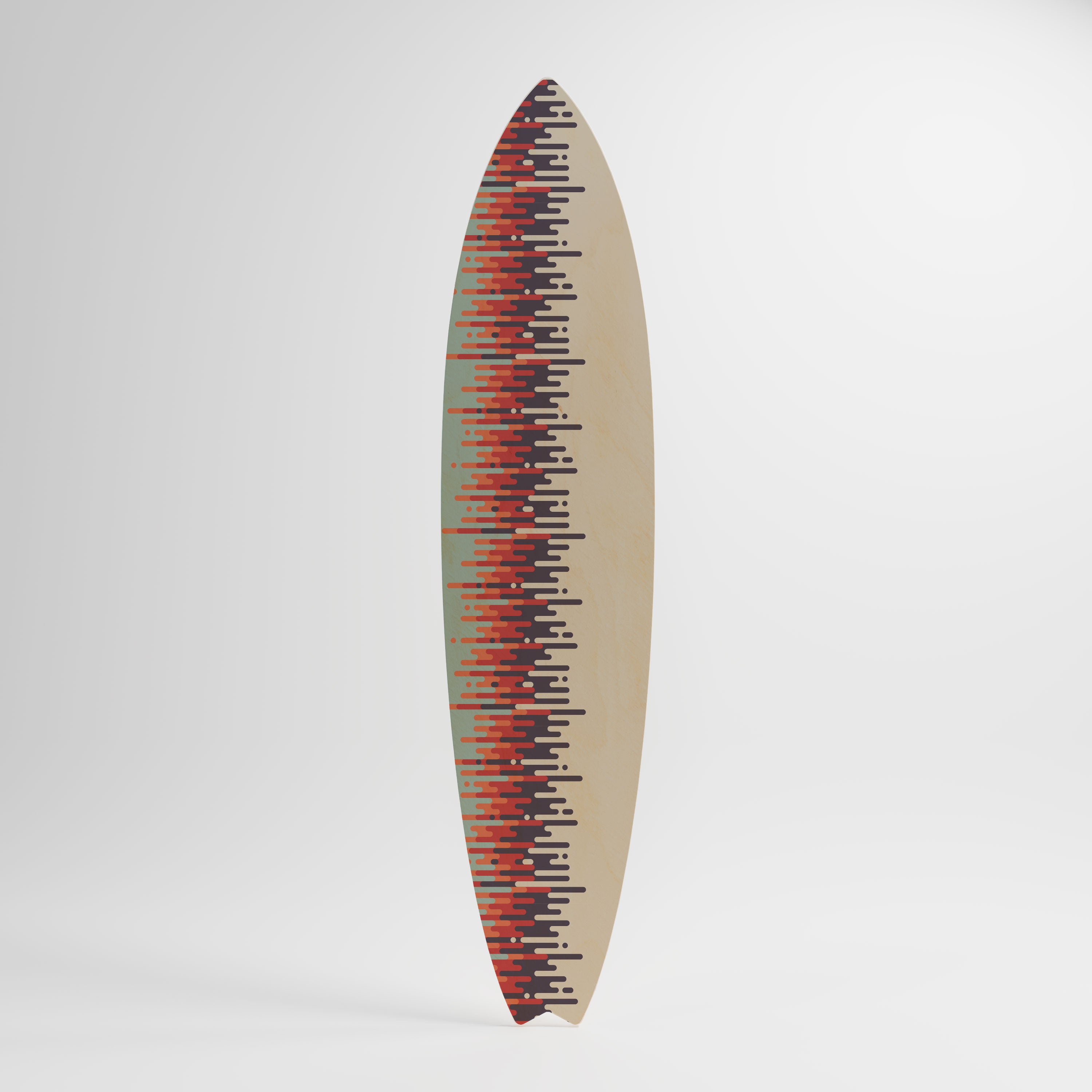 CHROMA CONTOURS Panel decorativo de tabla de surf