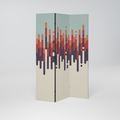 CHROMA CONTOURS Biombo de 3 Painéis