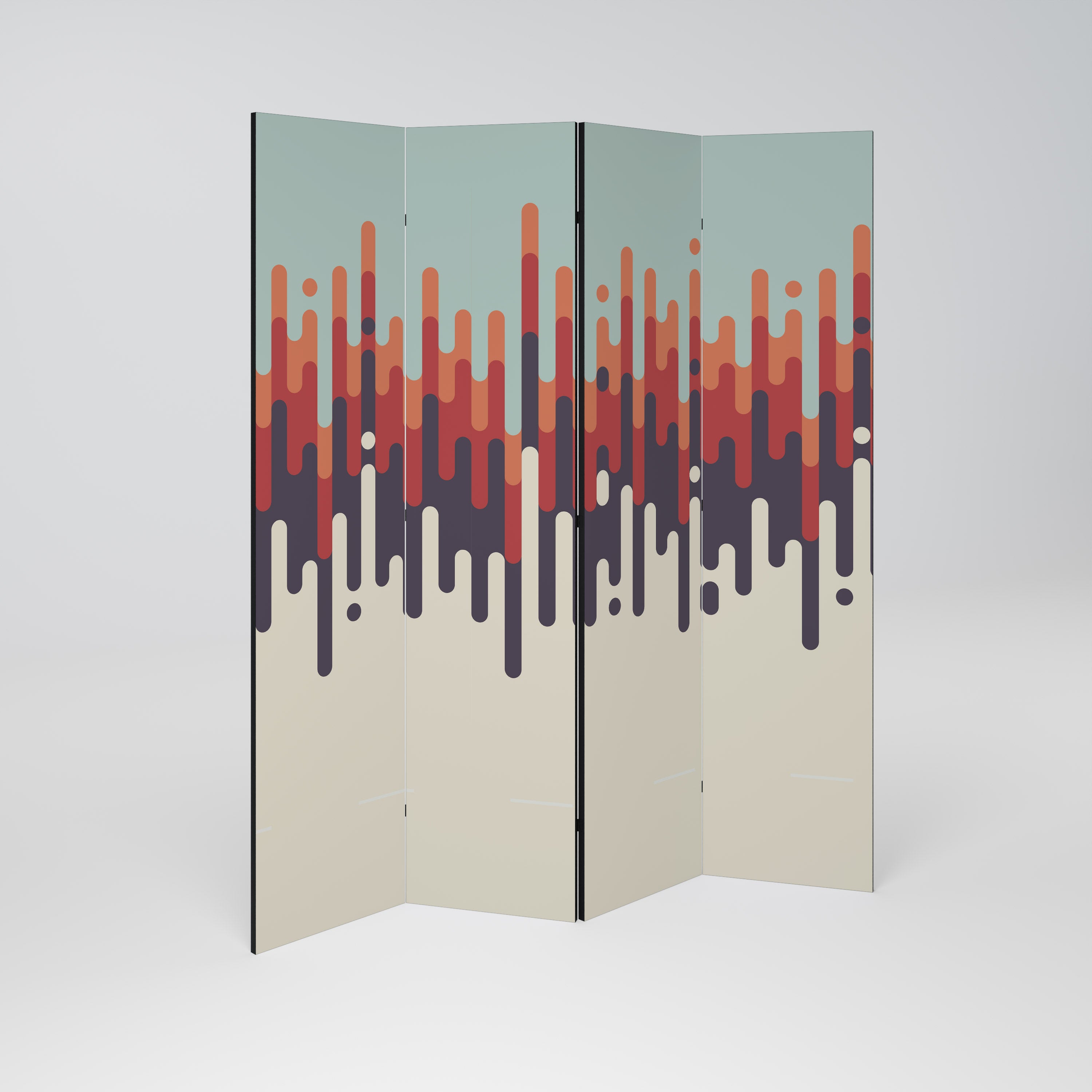 CHROMA CONTOURS 4-Panel Room Divider