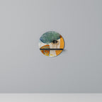 ABSTRACT FACES Decorative Art Shelf