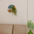 ABSTRACT FACES Decorative Art Shelf