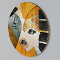 ABSTRACT FACES Round Wall Art