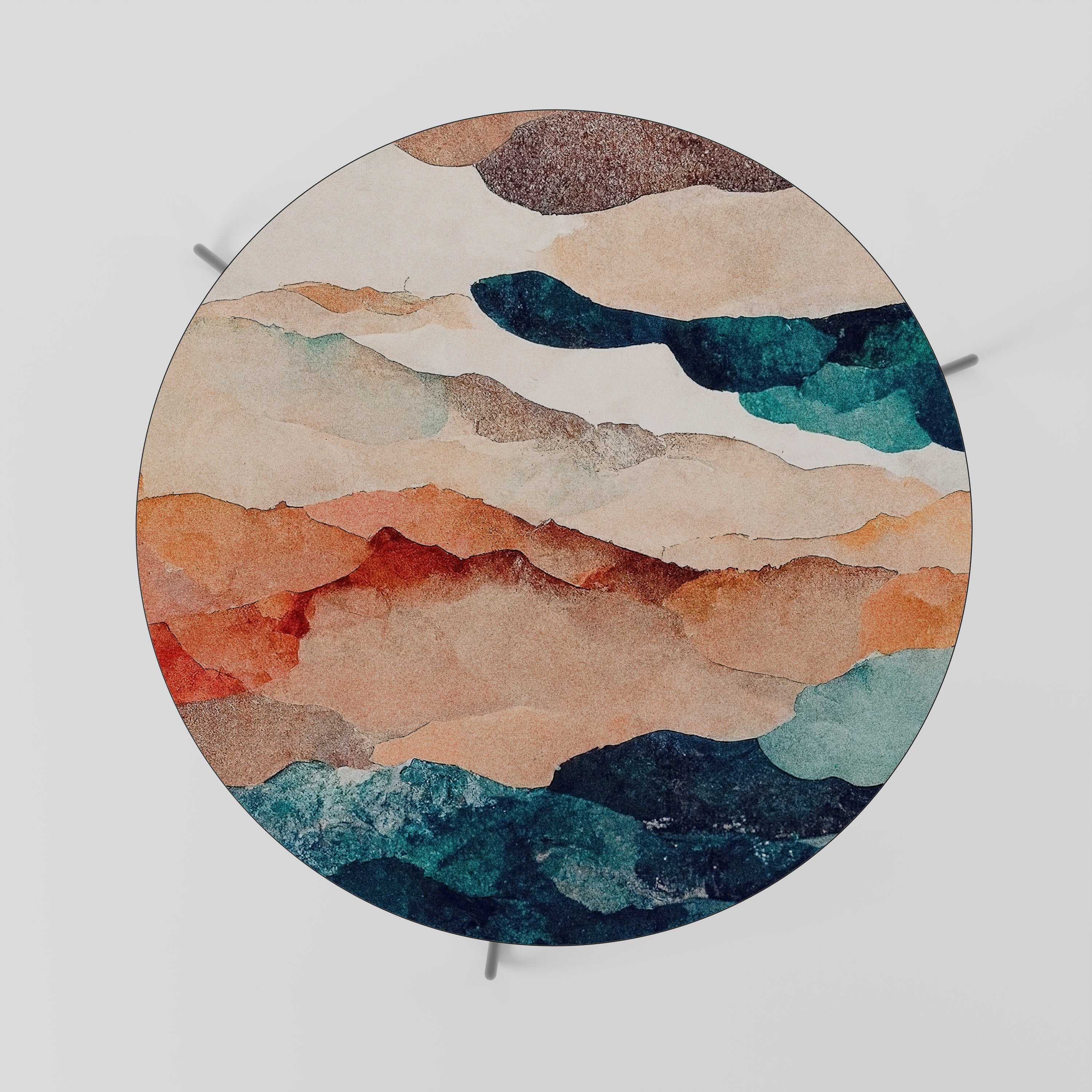 ABSTRACT LANDSCAPE Couchtisch