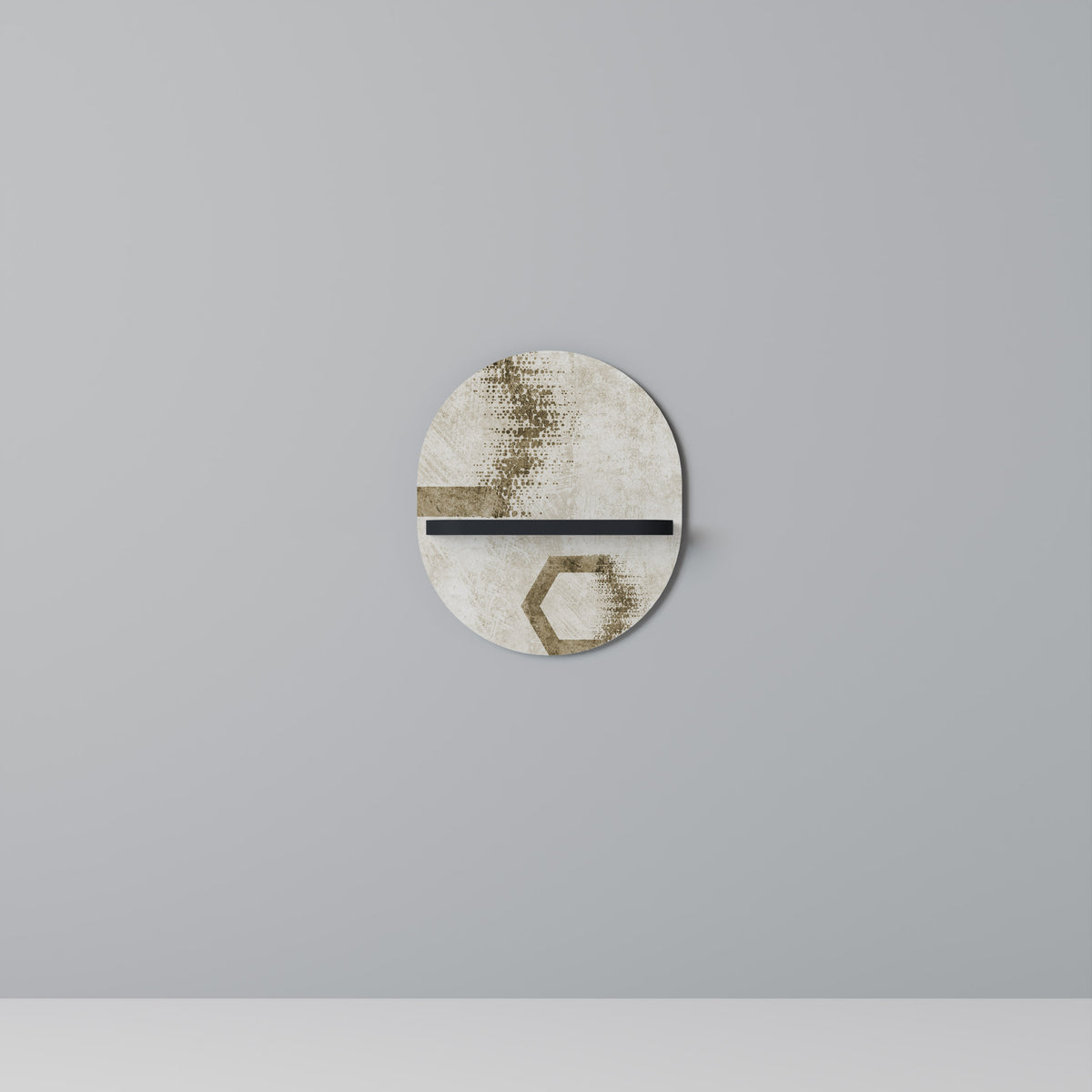 HEXAGONAL SHAPES Art Shelf