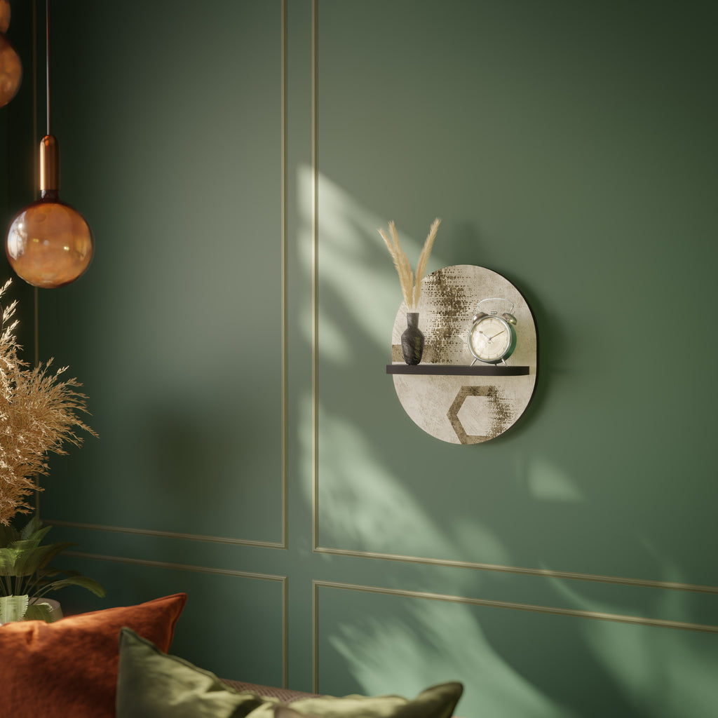 HEXAGONAL SHAPES Decorative Art Shelf