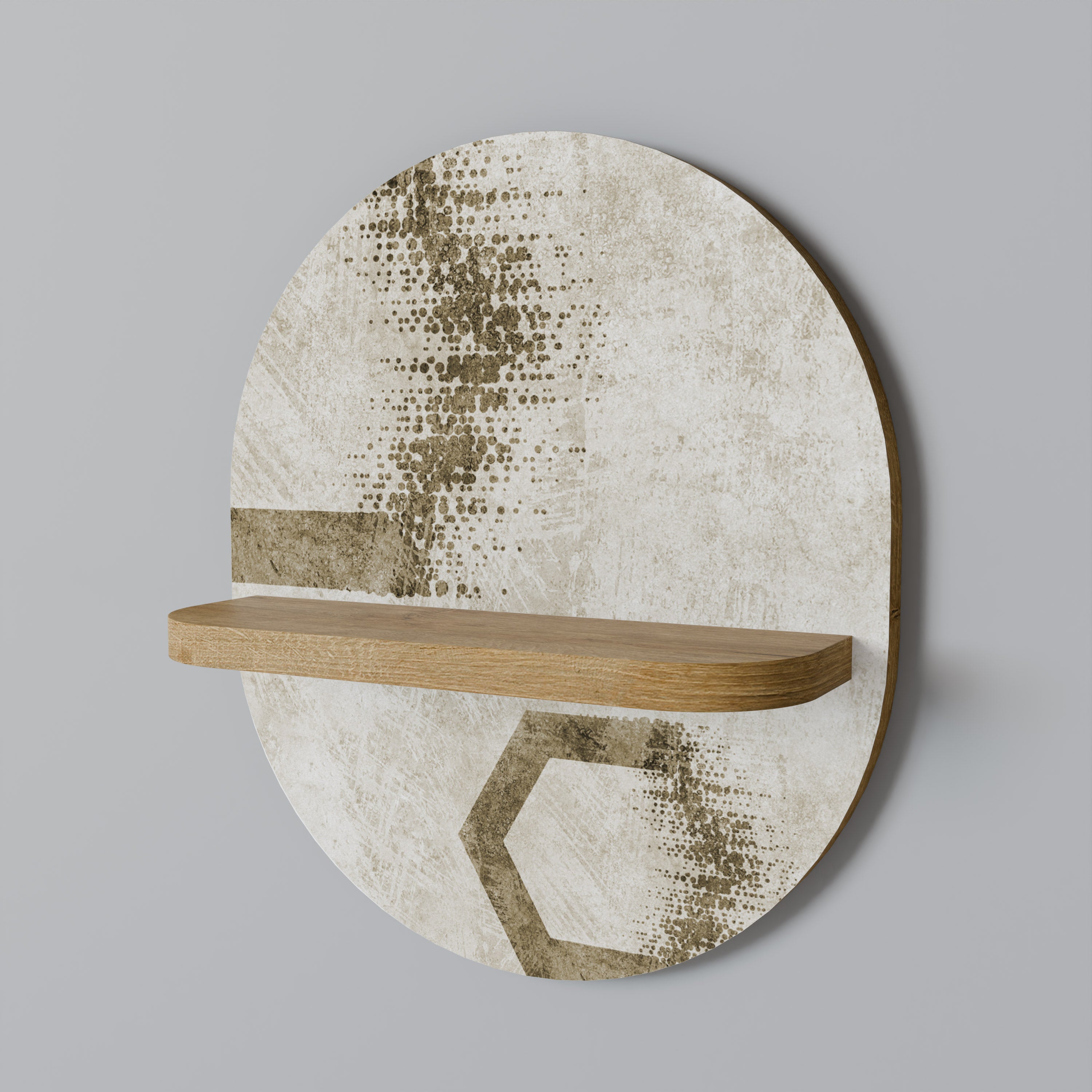 HEXAGONAL SHAPES Decorative Art Shelf