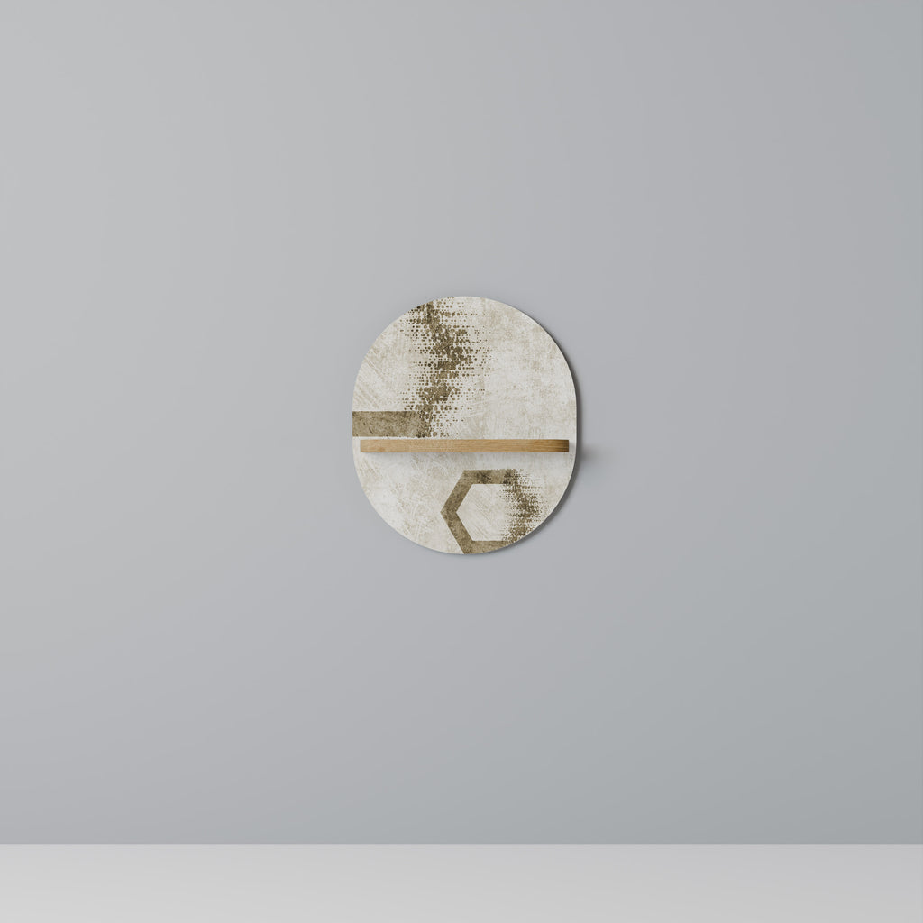 HEXAGONAL SHAPES Decorative Art Shelf